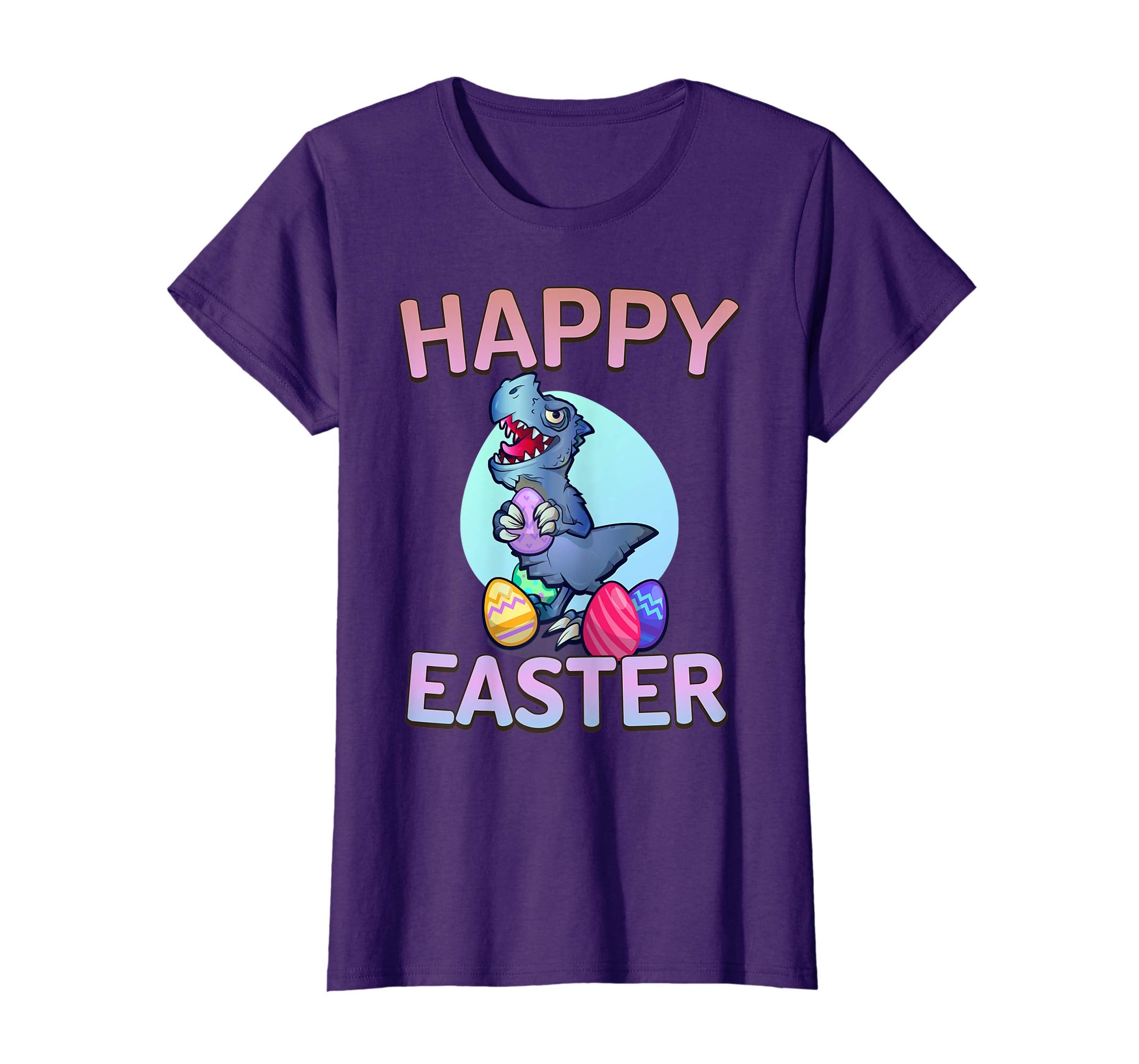 Happy Easter Dinosaur T-Rex Eggs Gift T Shirt boys girls