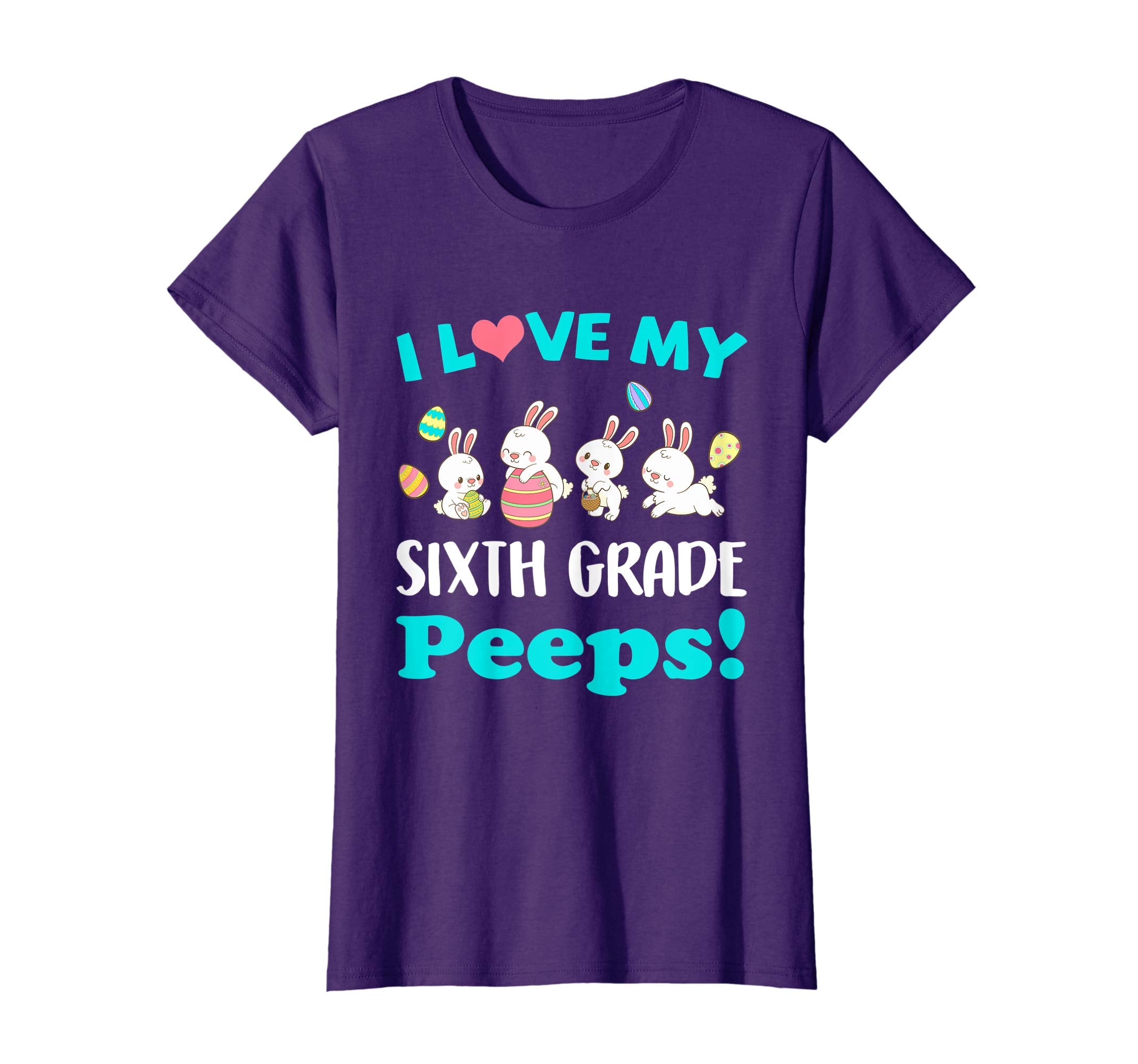 I Love My Sixth Grade Peeps Easter Day T-Shirt