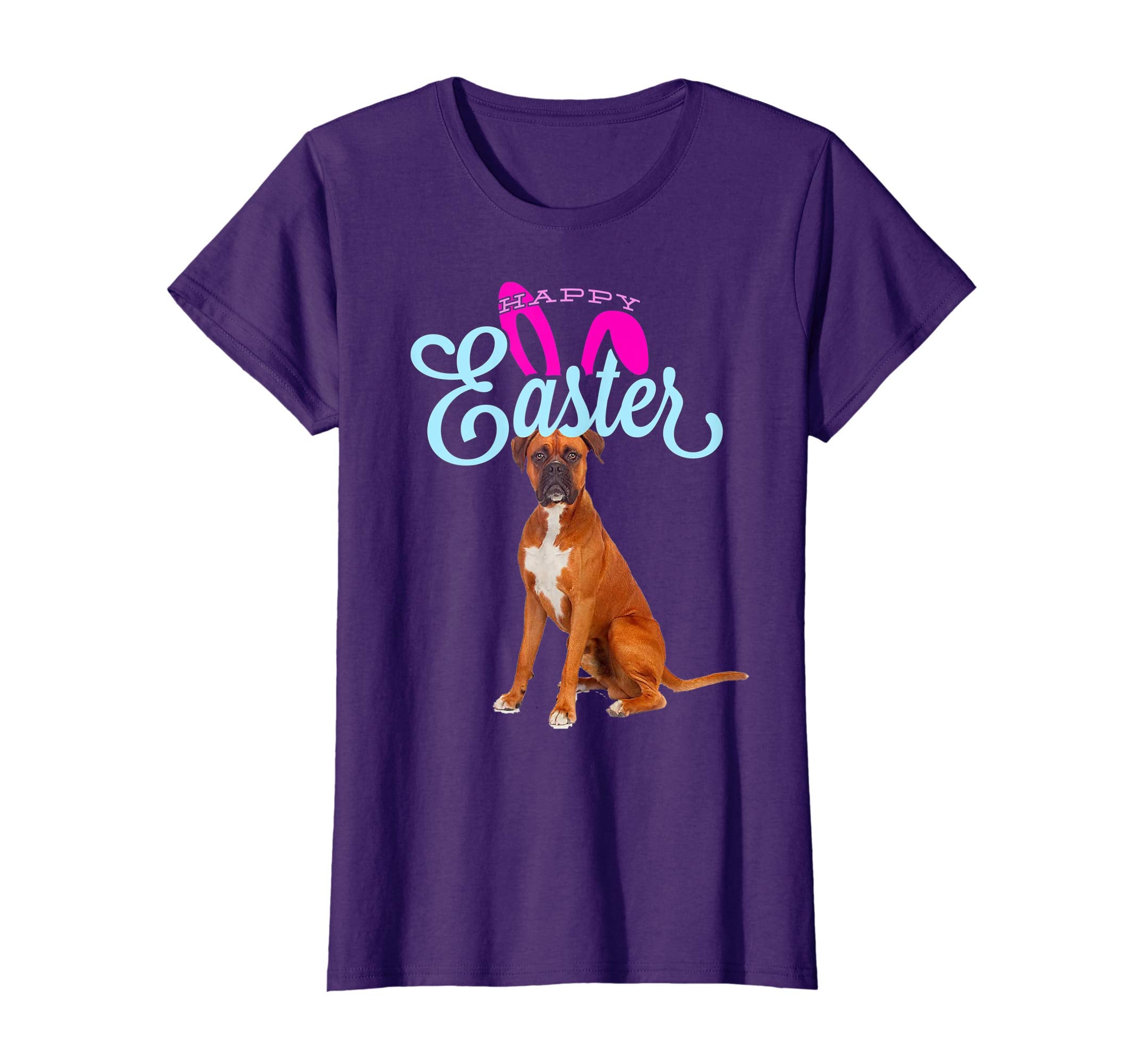 Easter Bunny Boxer Tshirt Dog Men Women Gift Easter Day
