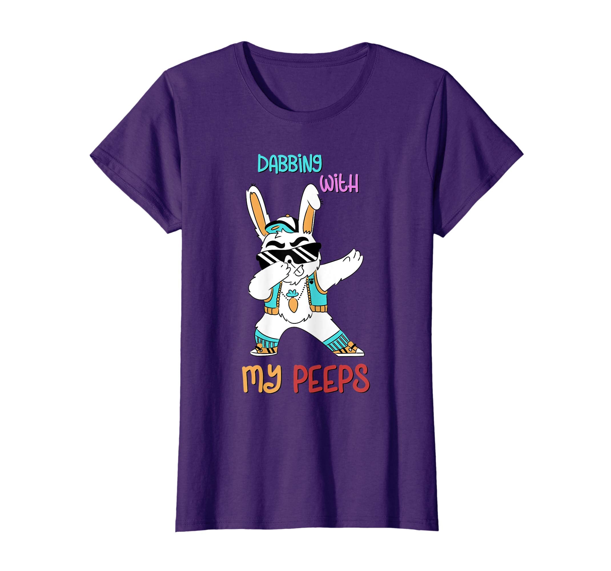Dabbing With My Peeps Funny Hip Hop Bunny Easter Shirt