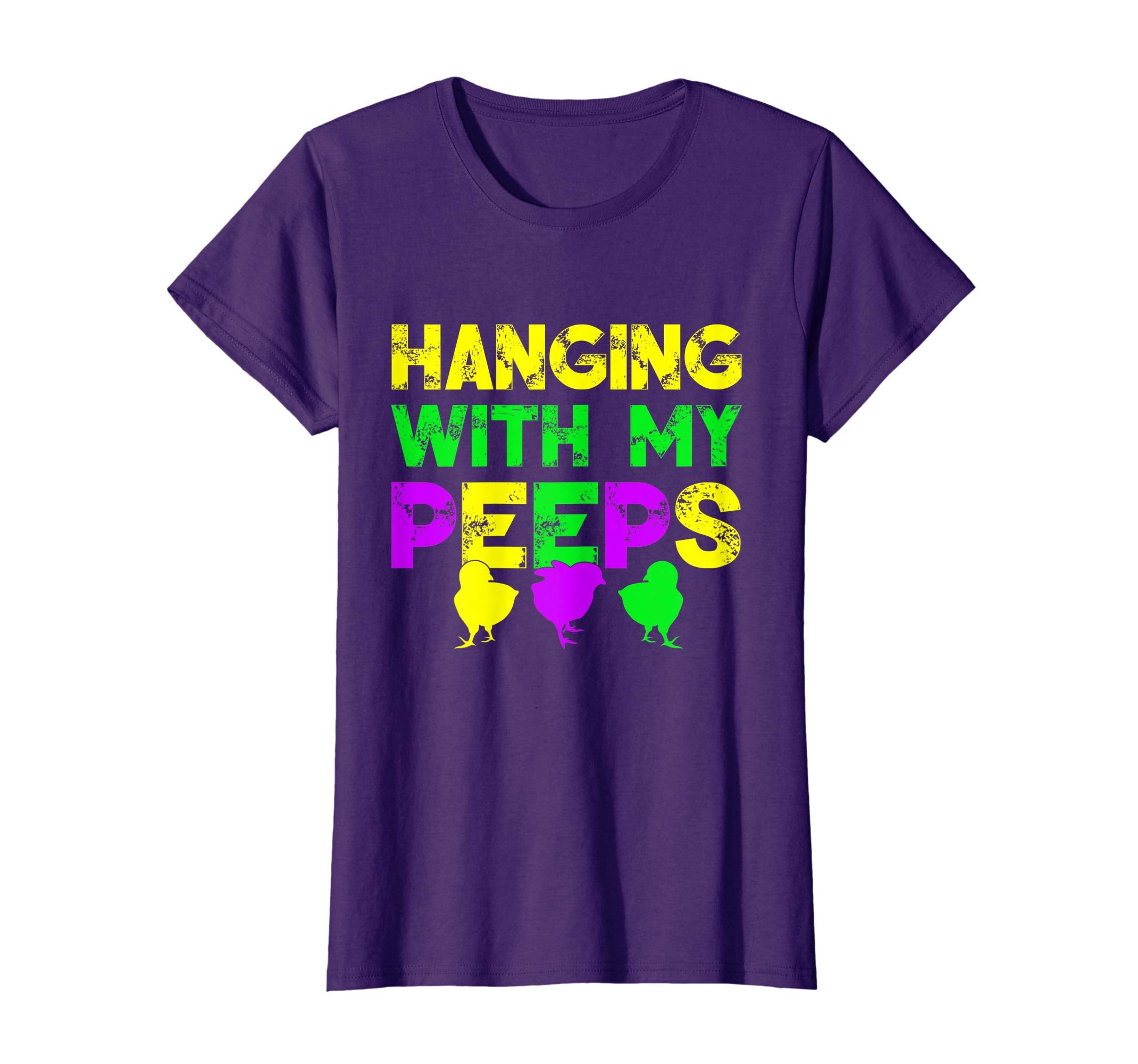 Hanging With My Peeps Happy Easter Kids Boys Girls T Shirt