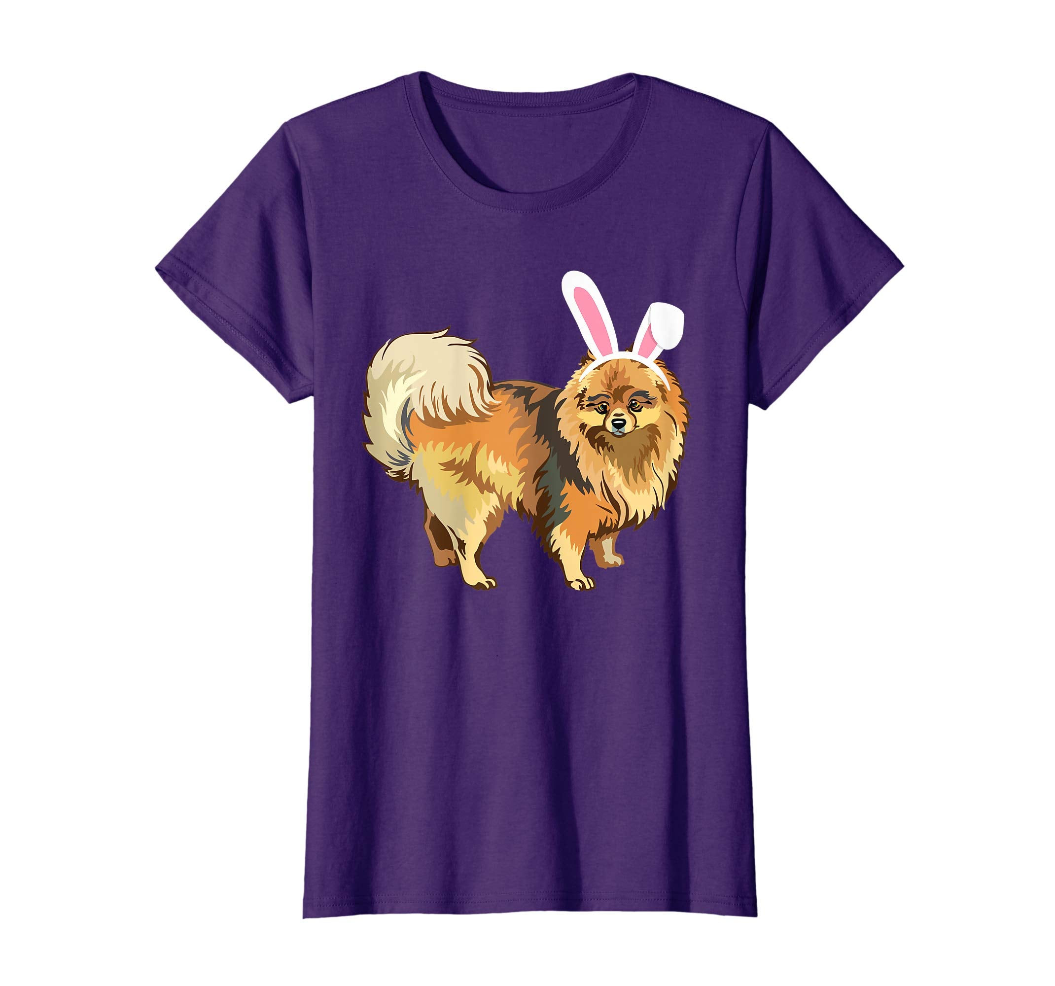 Greyhound Dog With Bunny Rabbit Hat Easter Happy Day Shirt