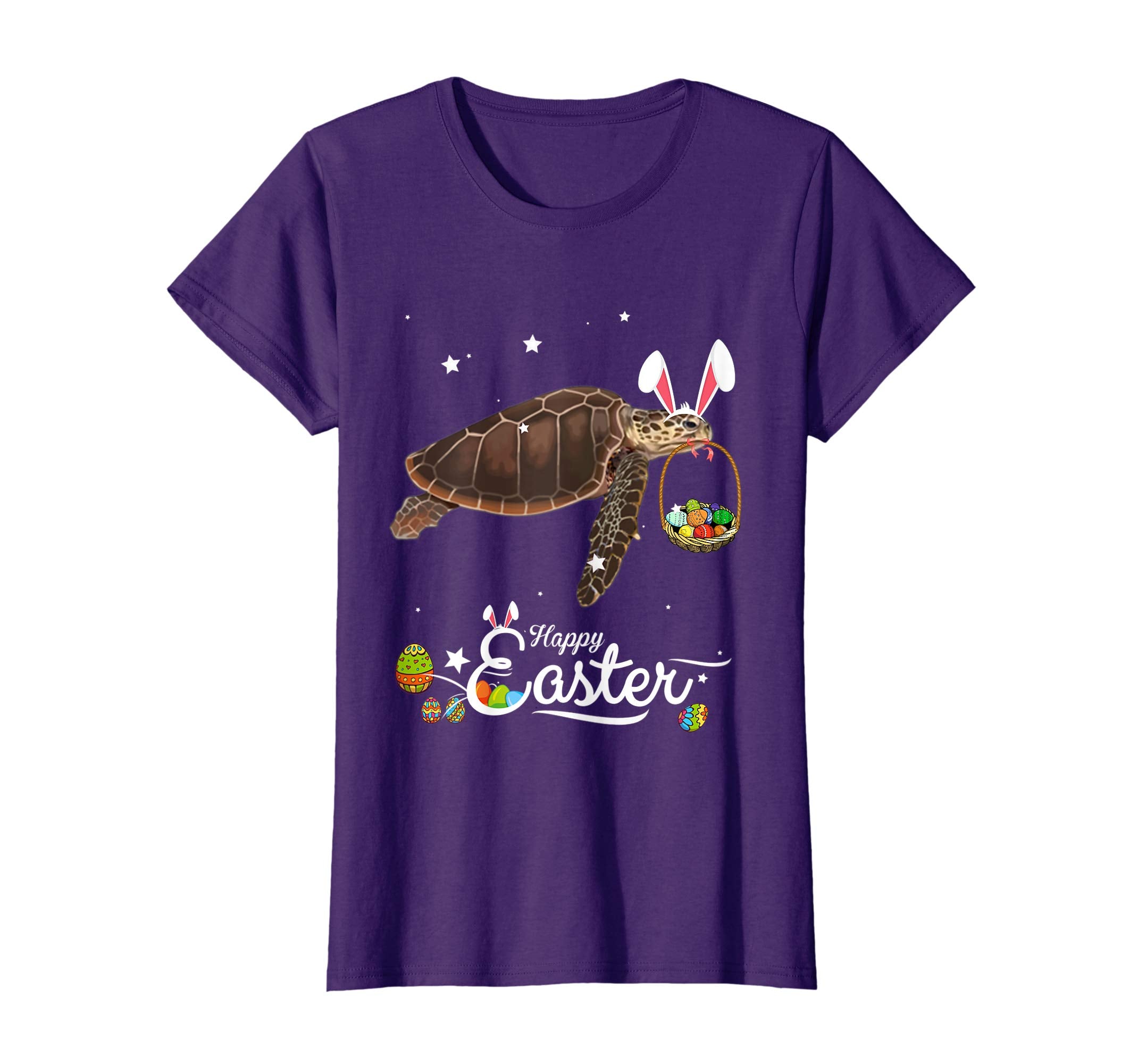 Cute Easter Turtles with Bunny Ears and Eggs T Shirt