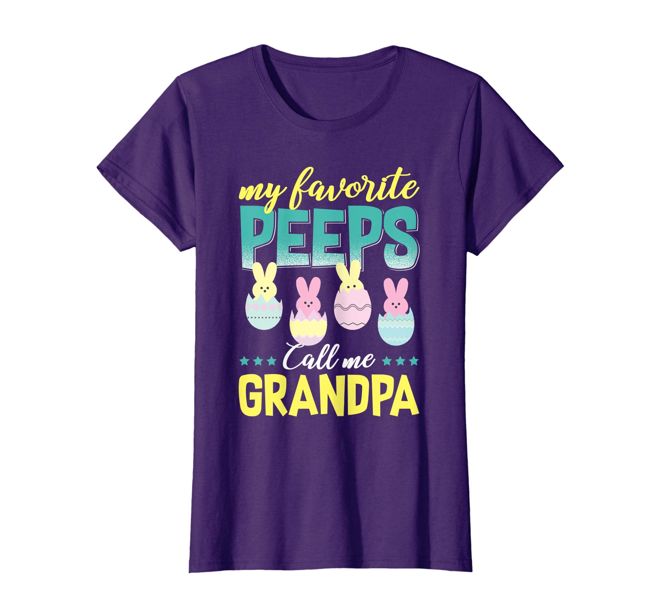 My Favorite Peeps Call Me Grandpa T-Shirt Easter Gift Shirt