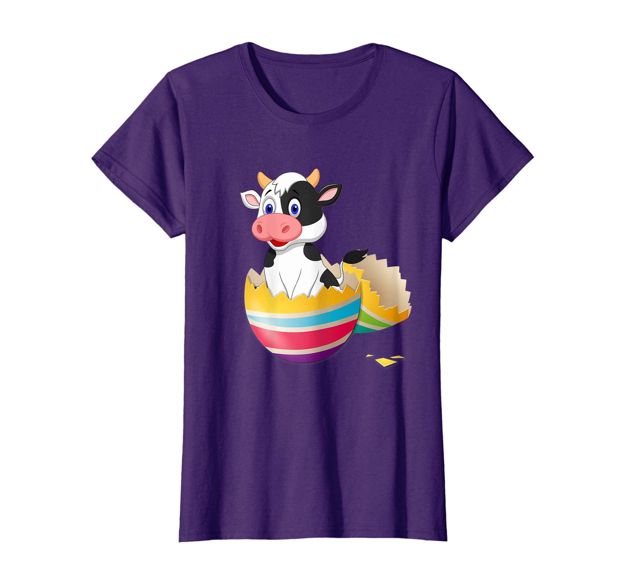 Baby Cow Hatching From Easter Egg Easter Day Shirt