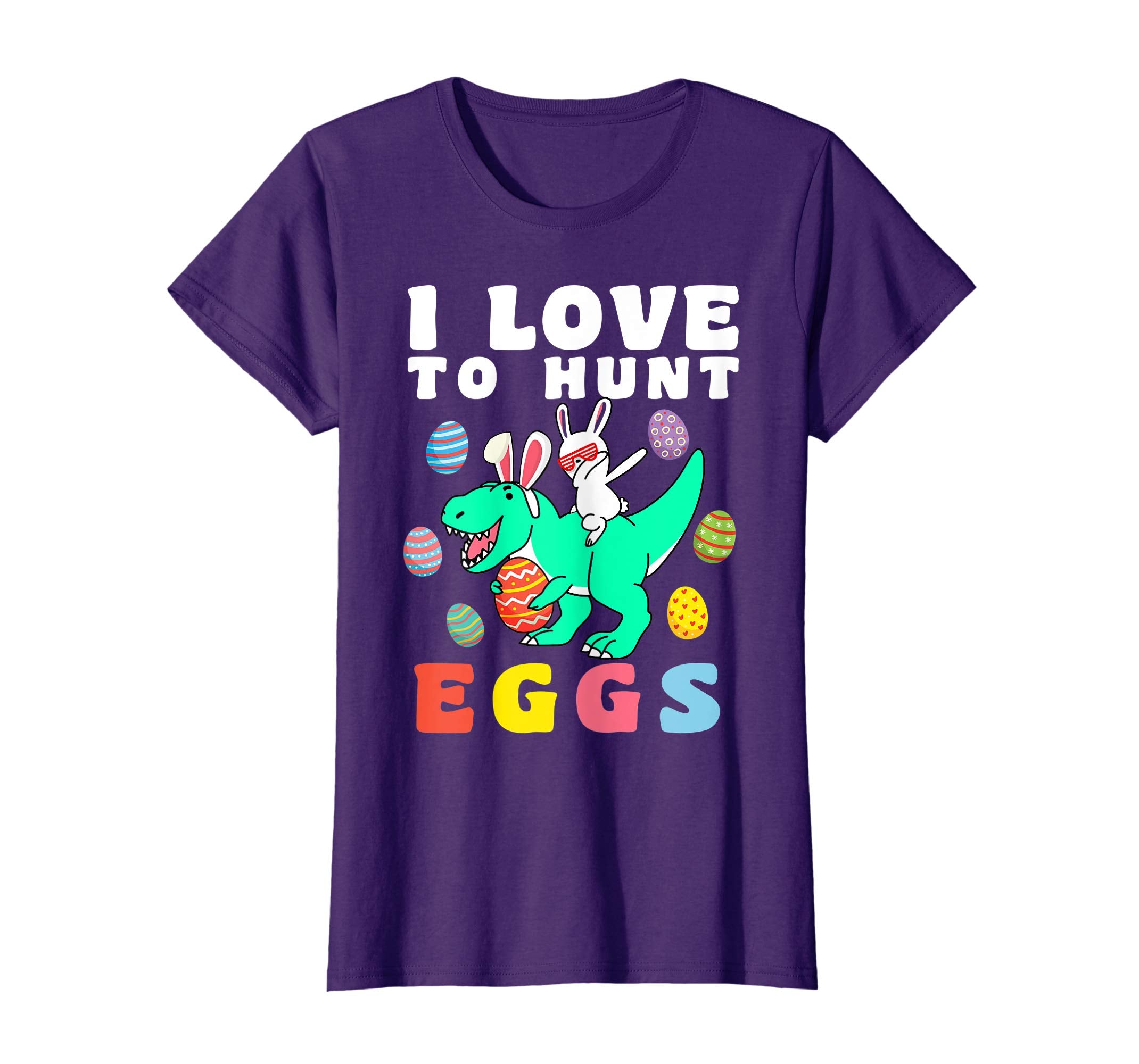 Easter Egg Hunt Shirt T Rex Dinosaur Bunny Dabbing Shirt Kid
