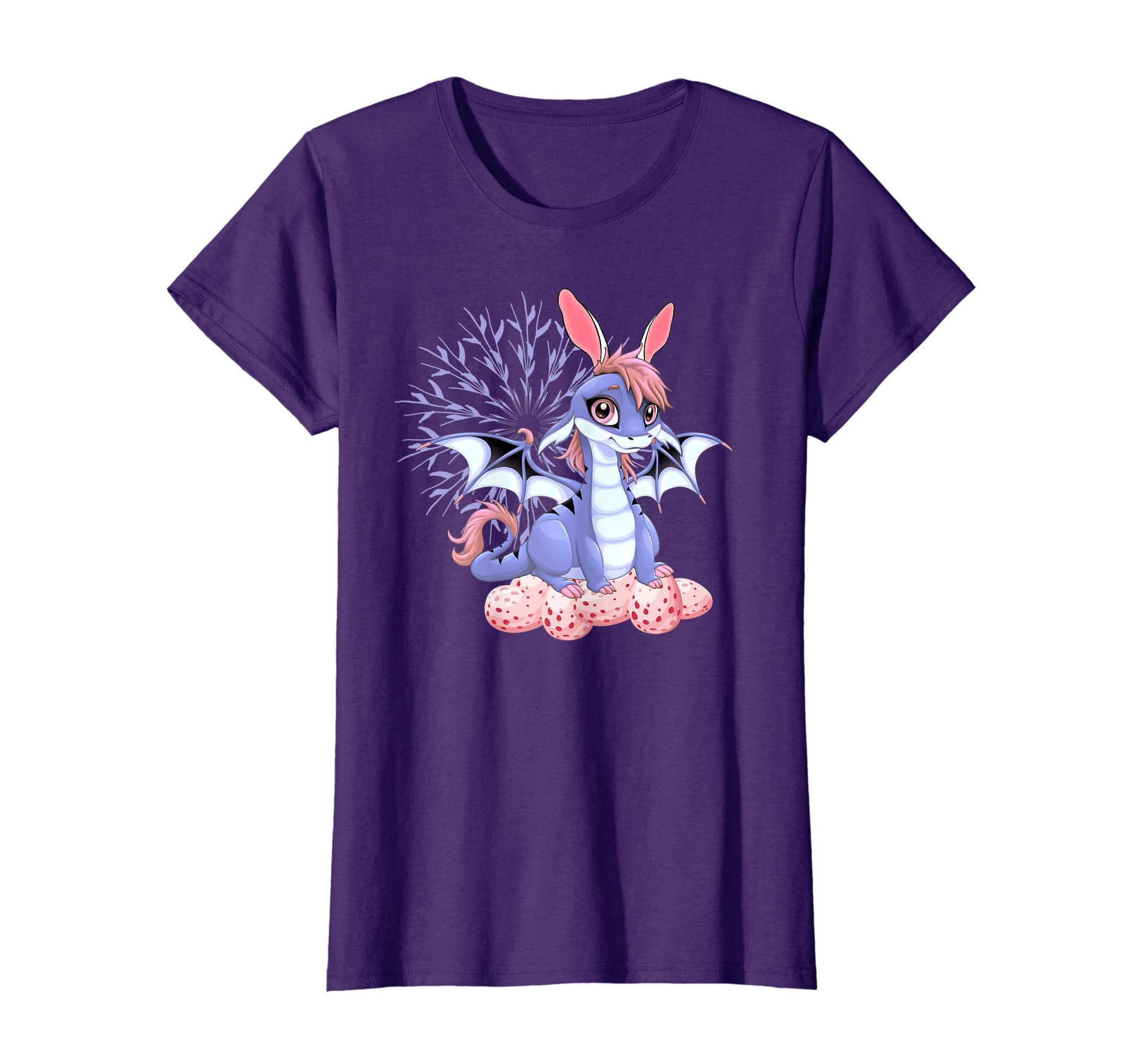 Cute Anime Dragon Bunny Easter Shirt Toddler Girl Boy Women