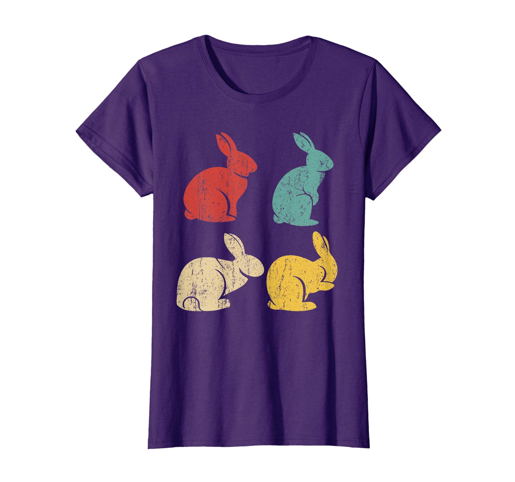 Vintage Bunny Rabbit Shirts Happy Easter Gifts Adults Kids