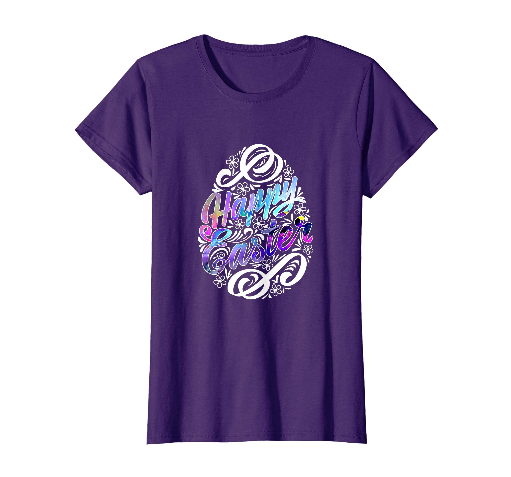 Happy Easter Shirt Colorful Eggs Art T-shirt