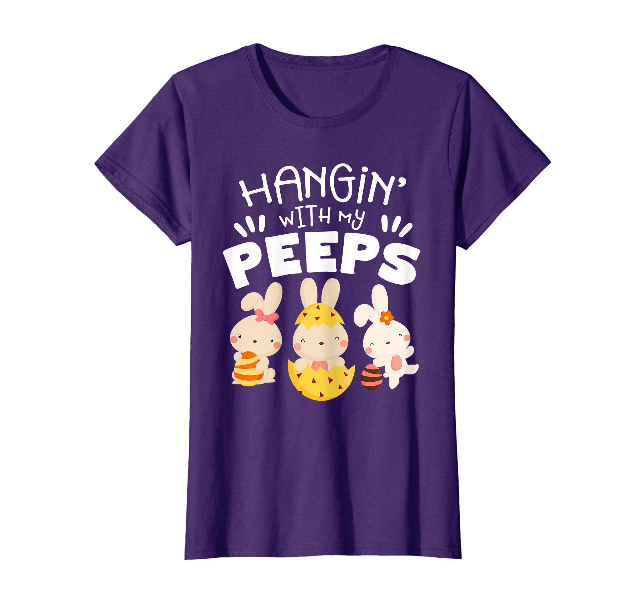 Hanging With My Peeps Happy Easter Kids Boys Girls T Shirt