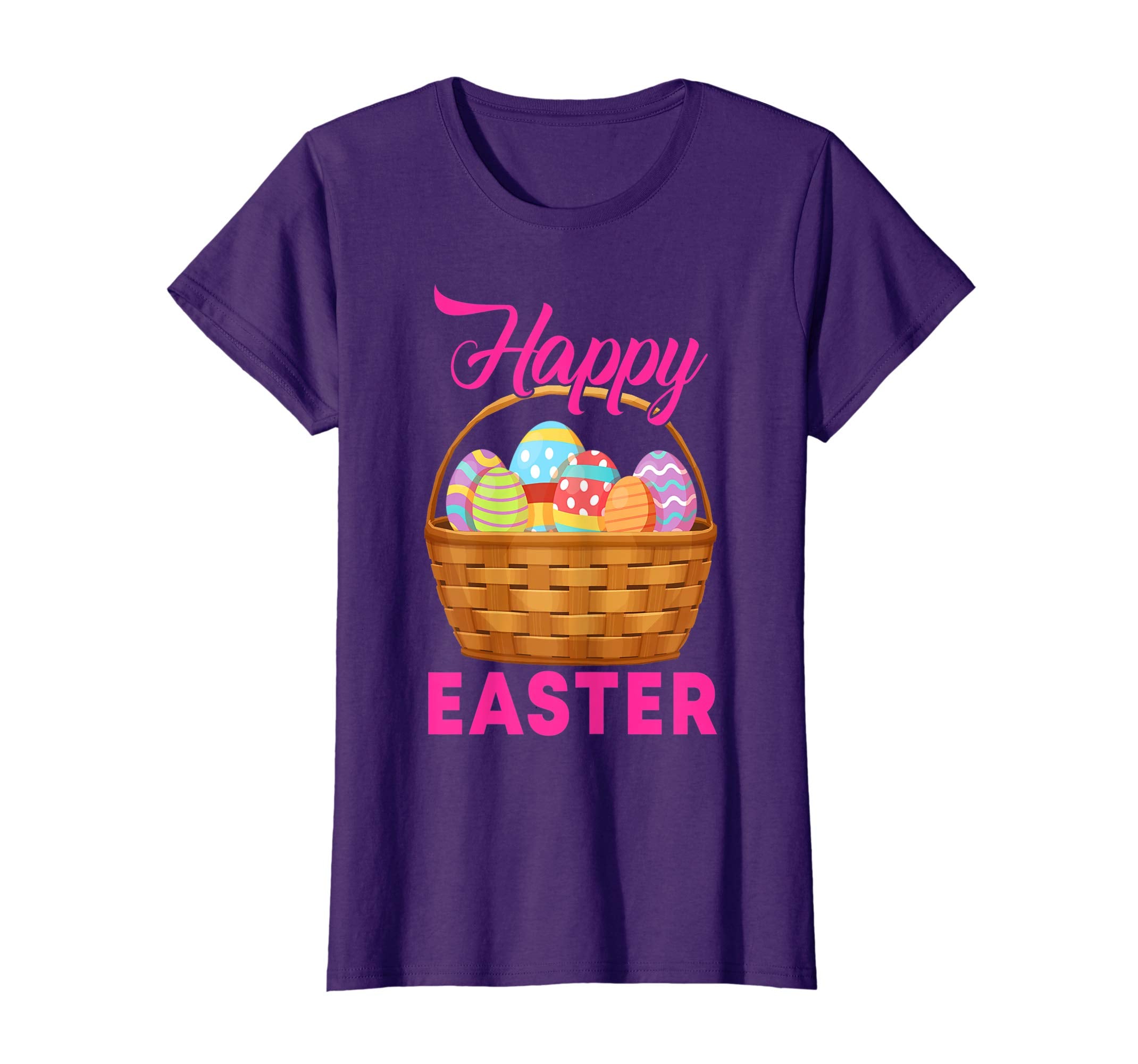 Happy Easter with Eggs T shirt for Men Women Kids