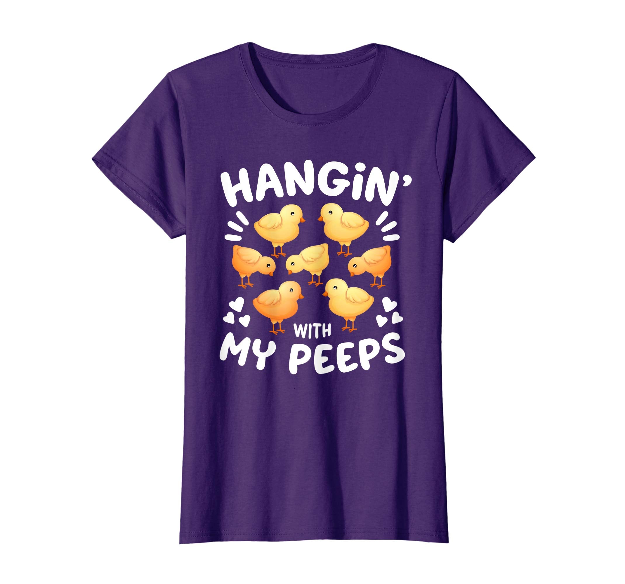 Hanging With My Peeps Happy Easter Kids Boys Girls T Shirt