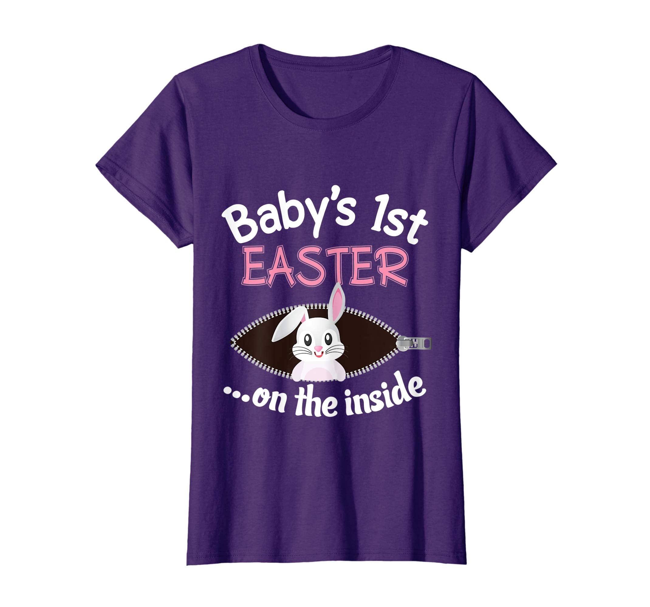 Baby 1st Easter On The Inside T-Shirt Pregnancy Announcement