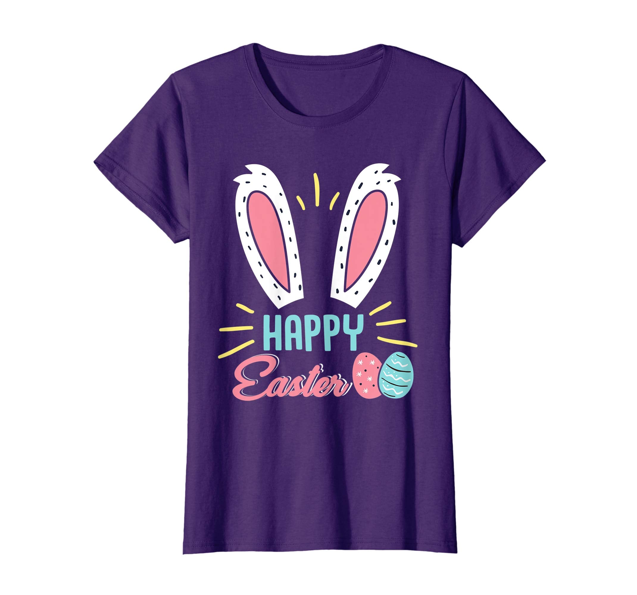 Happy Easter Shirt Colorful Eggs