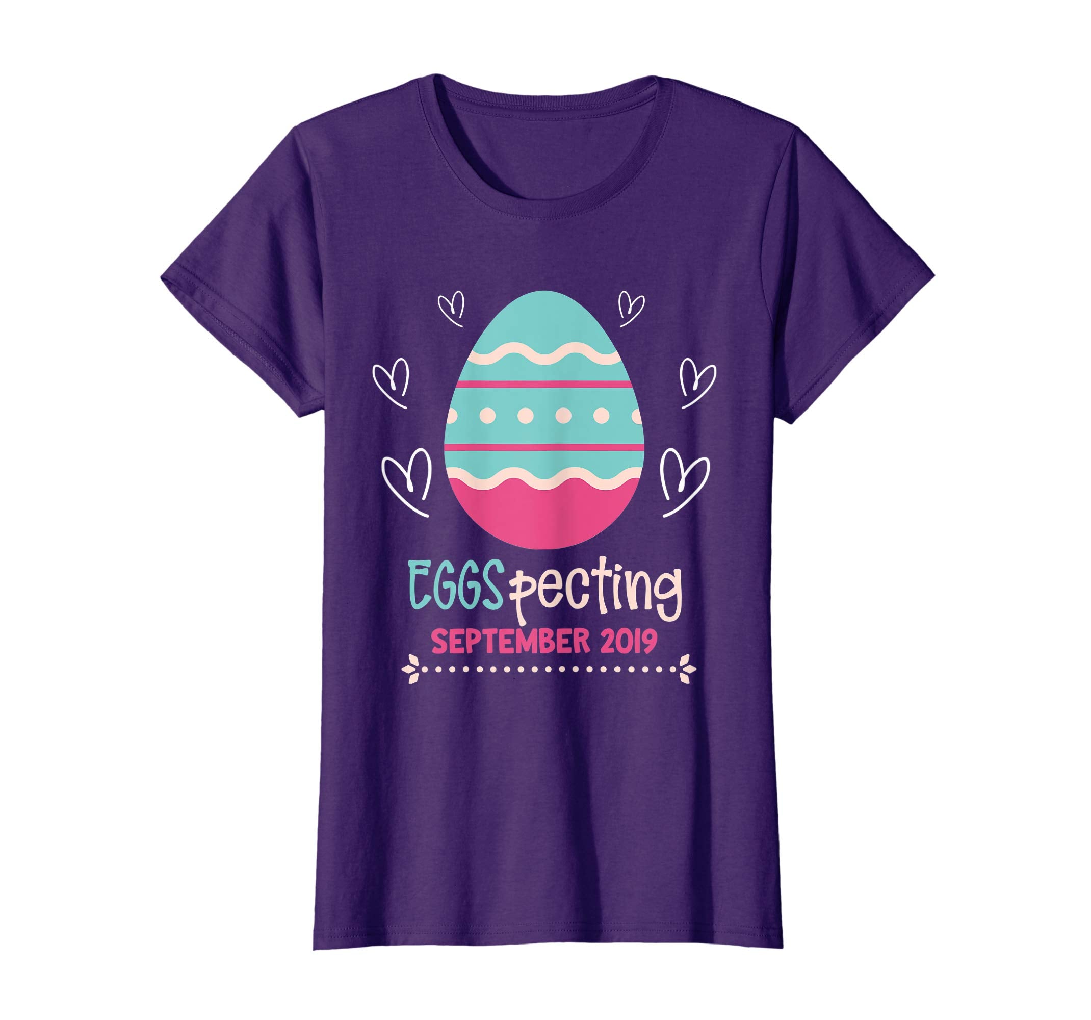 Easter Pregnancy Announcement T Shirt Eggspecting Sept 2019