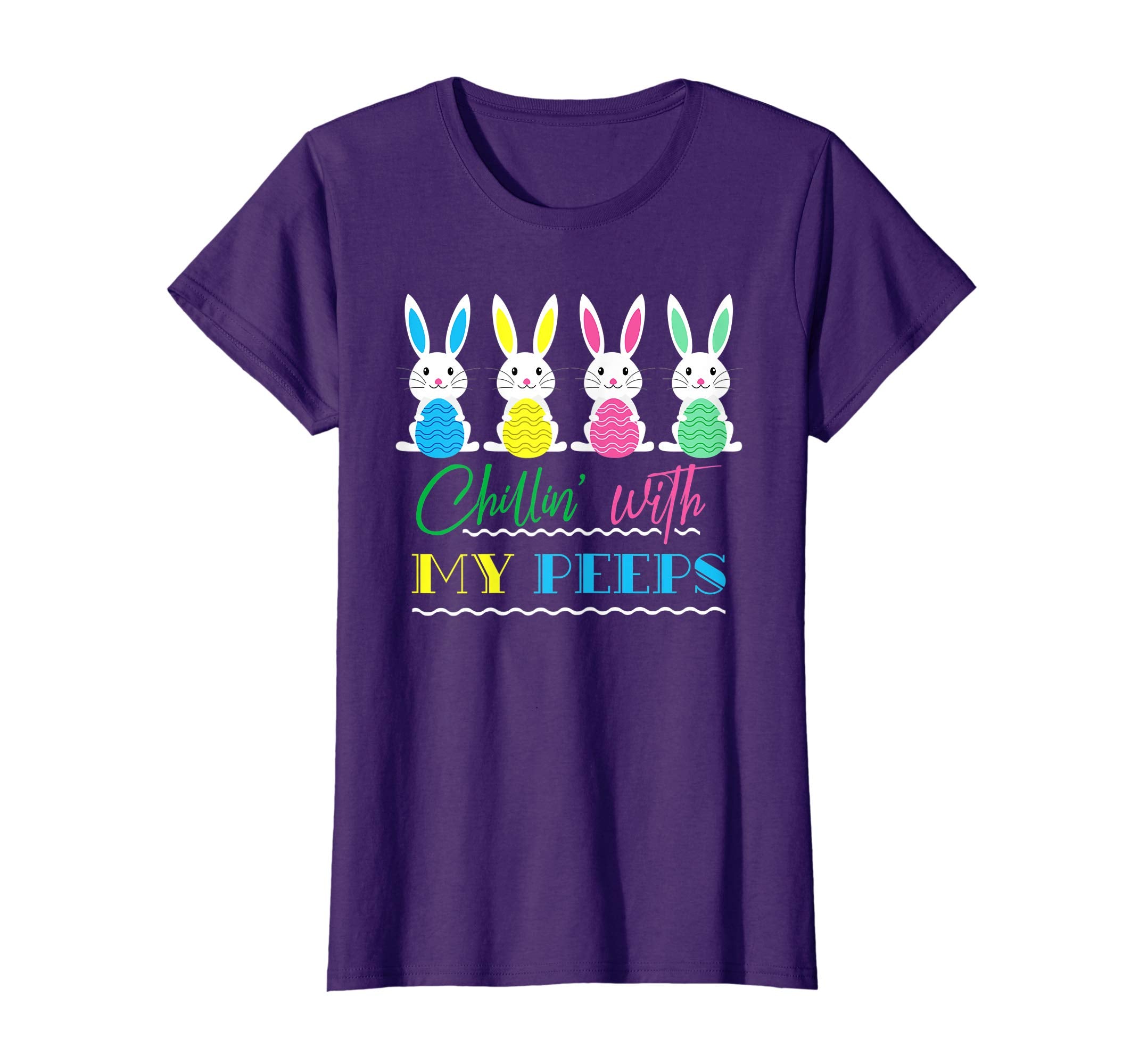 Funny Easter Chillin' with my Peeps Bunnies T-Shirt