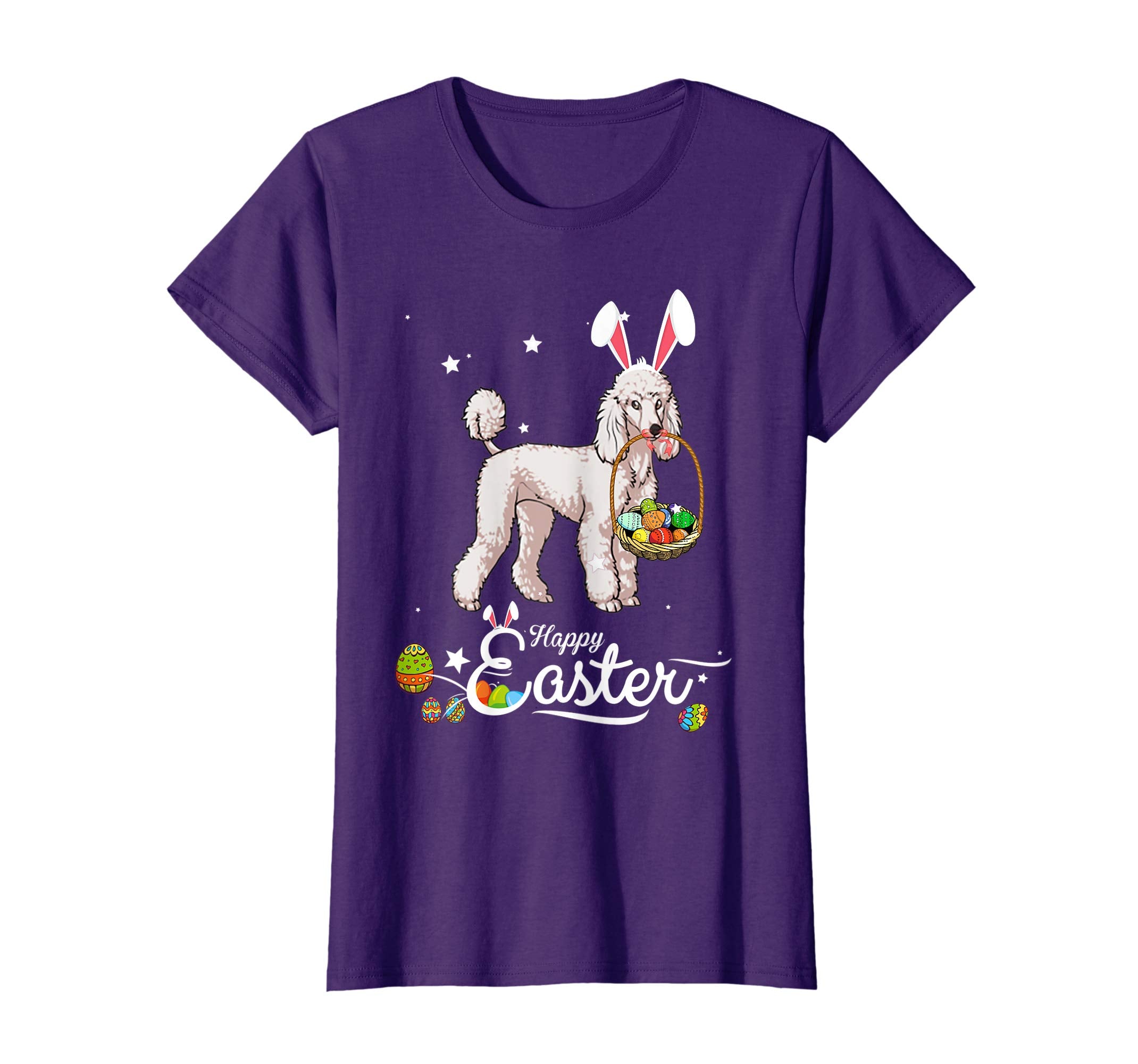 Poodle Dog With Bunny Hat Easter Costume T Shirt