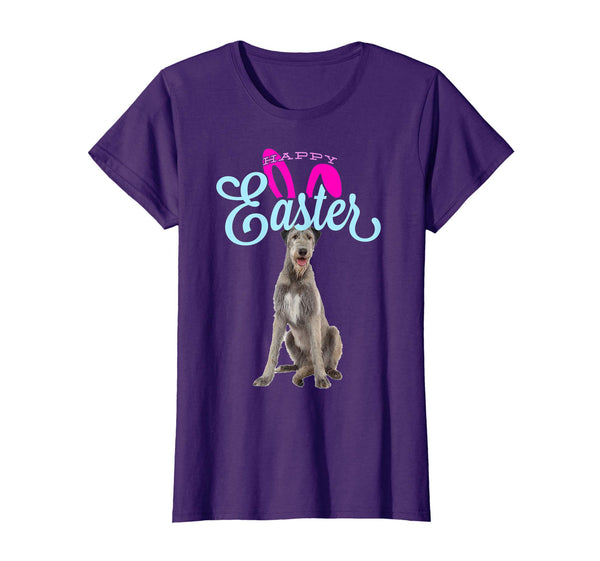Easter Bunny Irish Wolfhound Tshirt Dog Men Women Gift