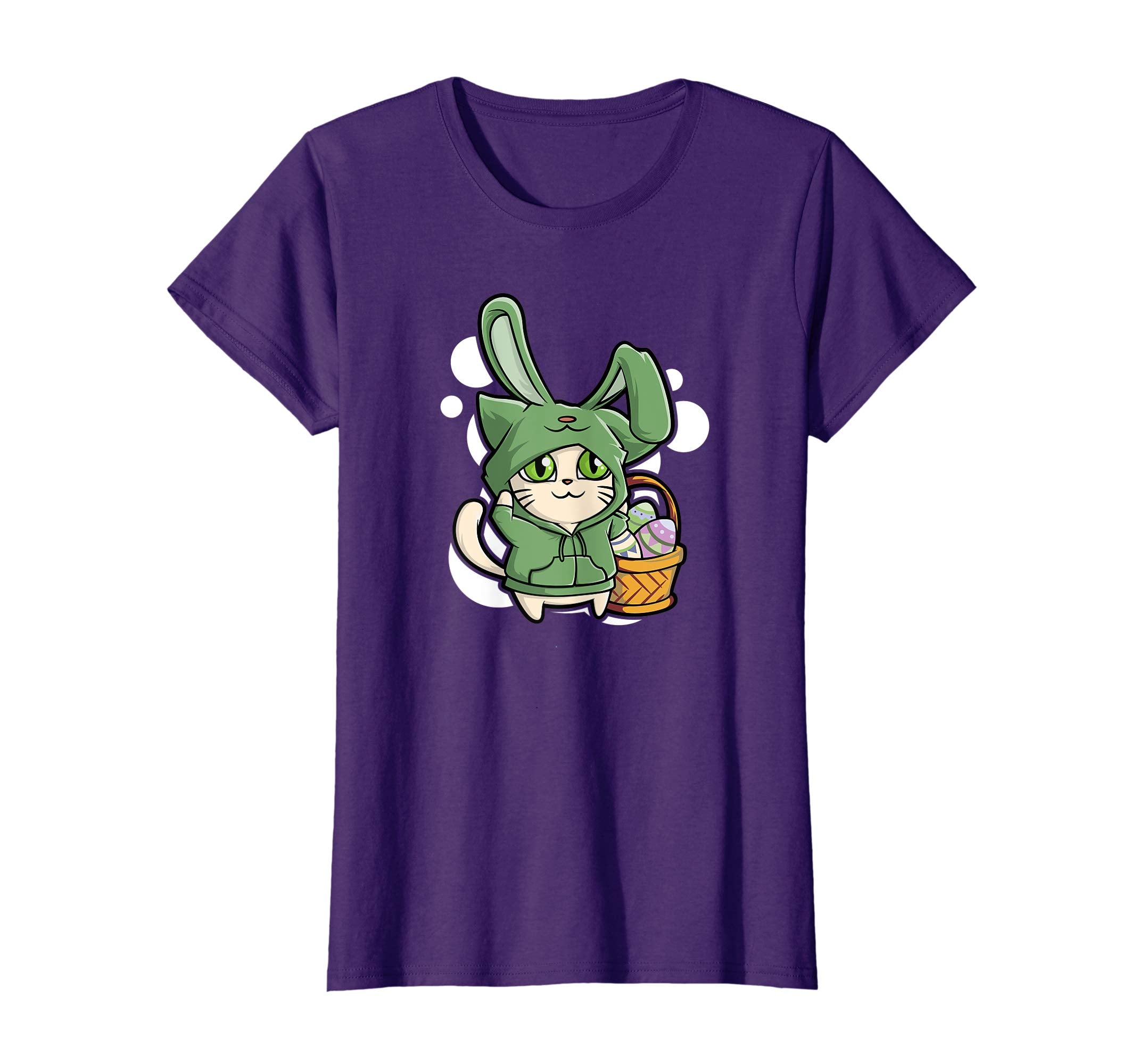 Cat Portrait Kawaii Easter Shirt Funny Gift Idea Women Men