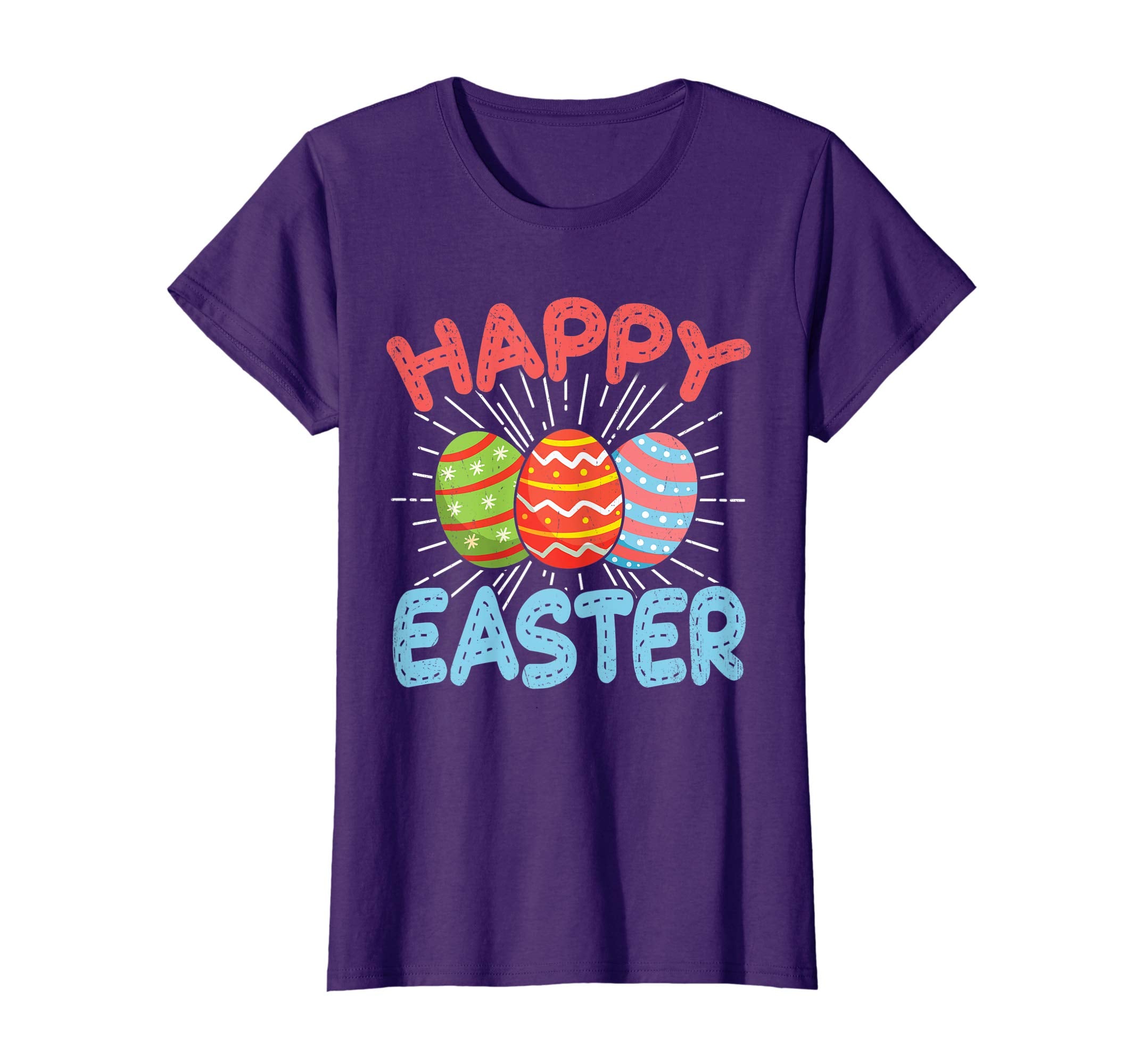 Happy Easter T-Shirt Funny Easter Eggs Novelty Shirt Gift