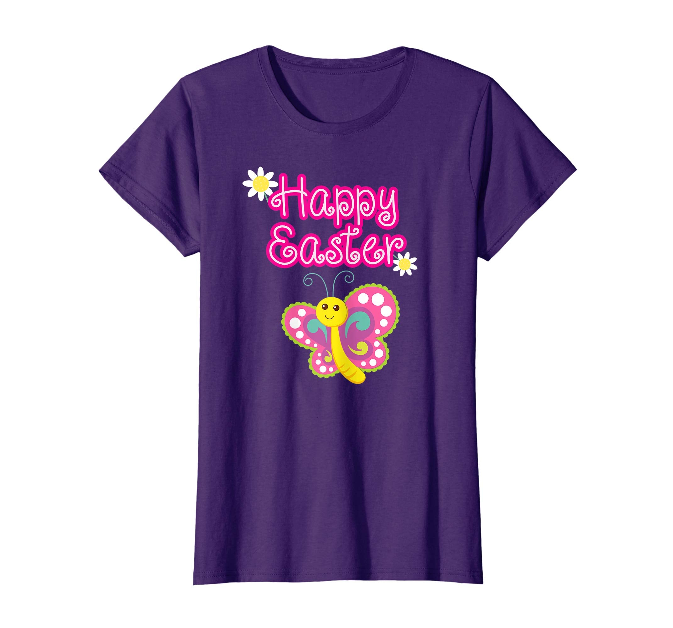 Happy Easter Sunflower and Butterfly Tee Shirt