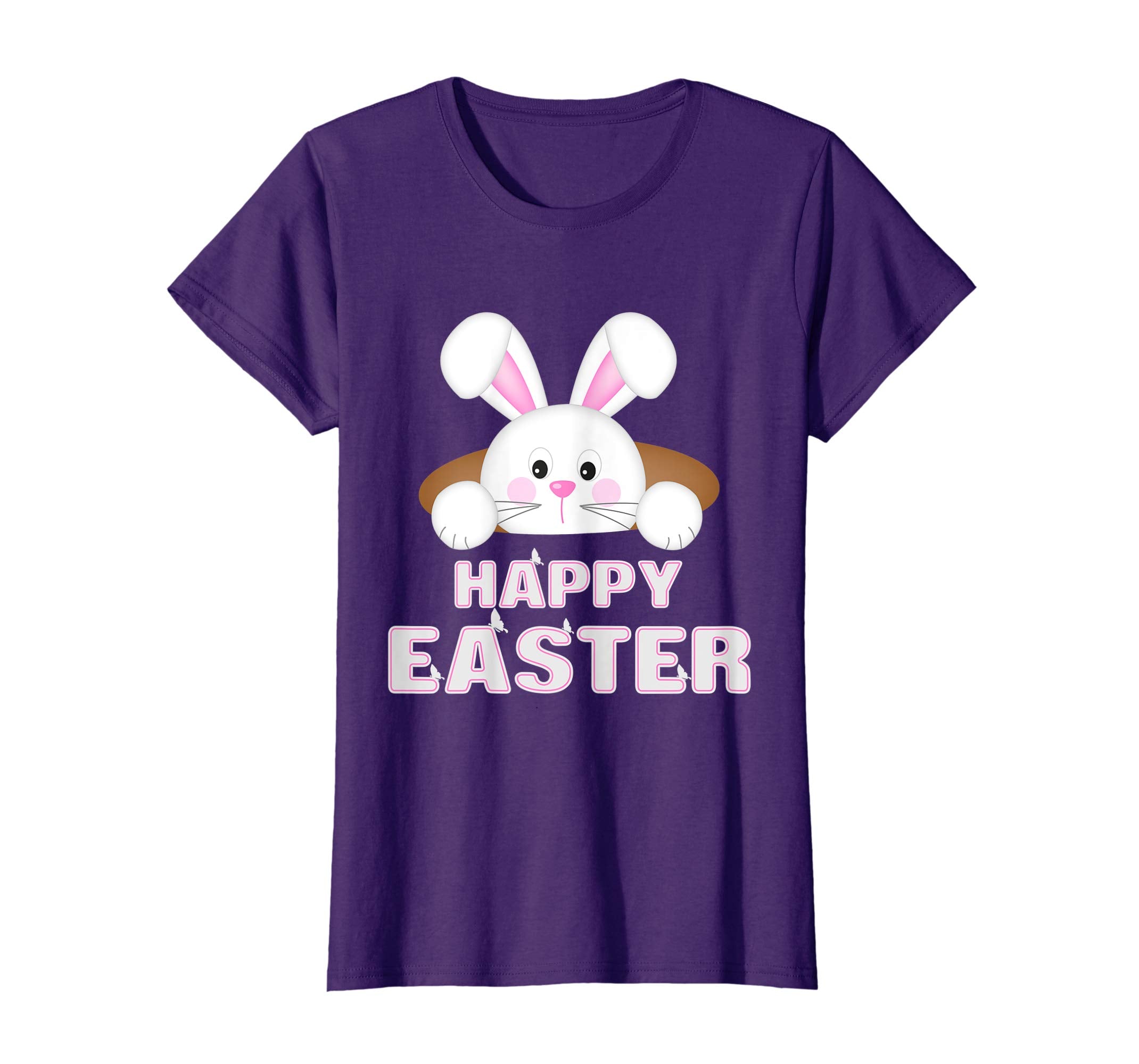 Happy Easter Shirt Bunny in Rabbit Hole Easter Gift