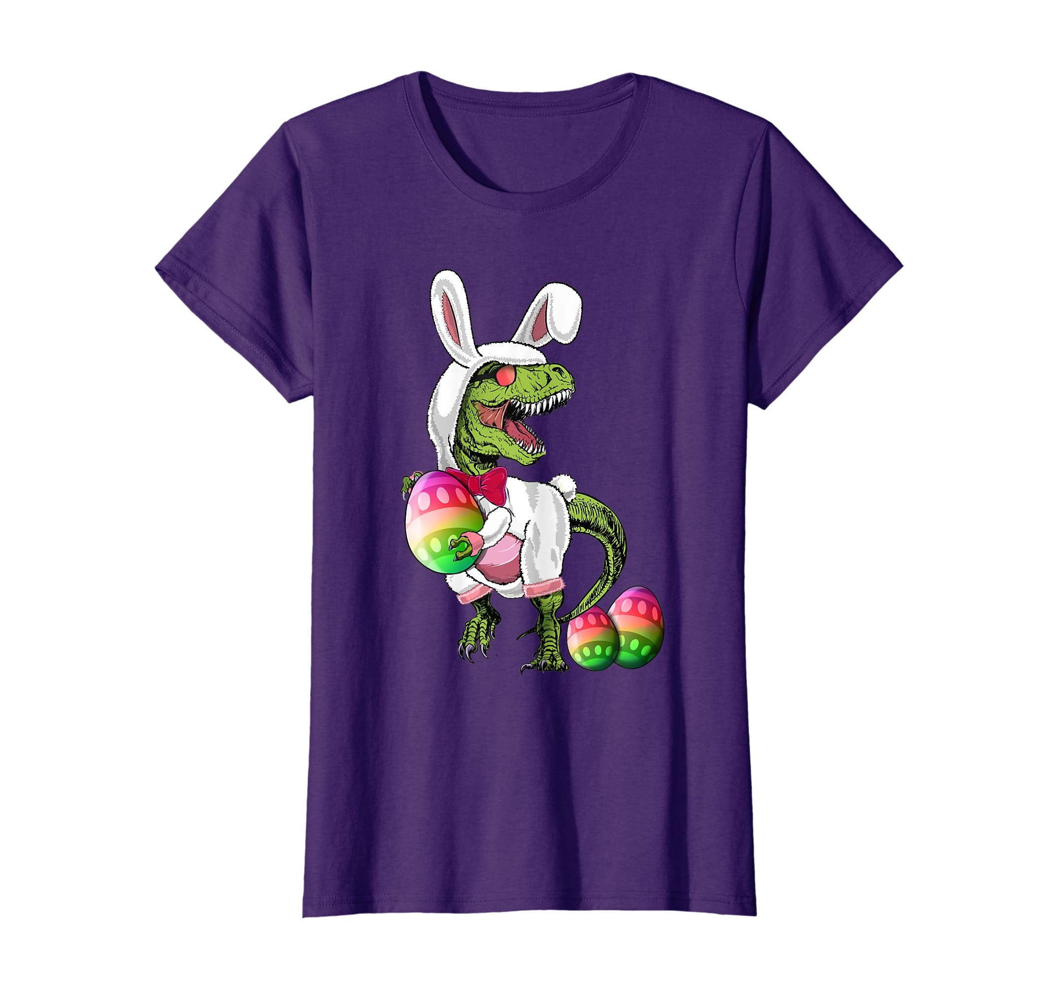 Happy Eastrawr T Rex Dinosaur Easter Bunny Egg Shirt Kids