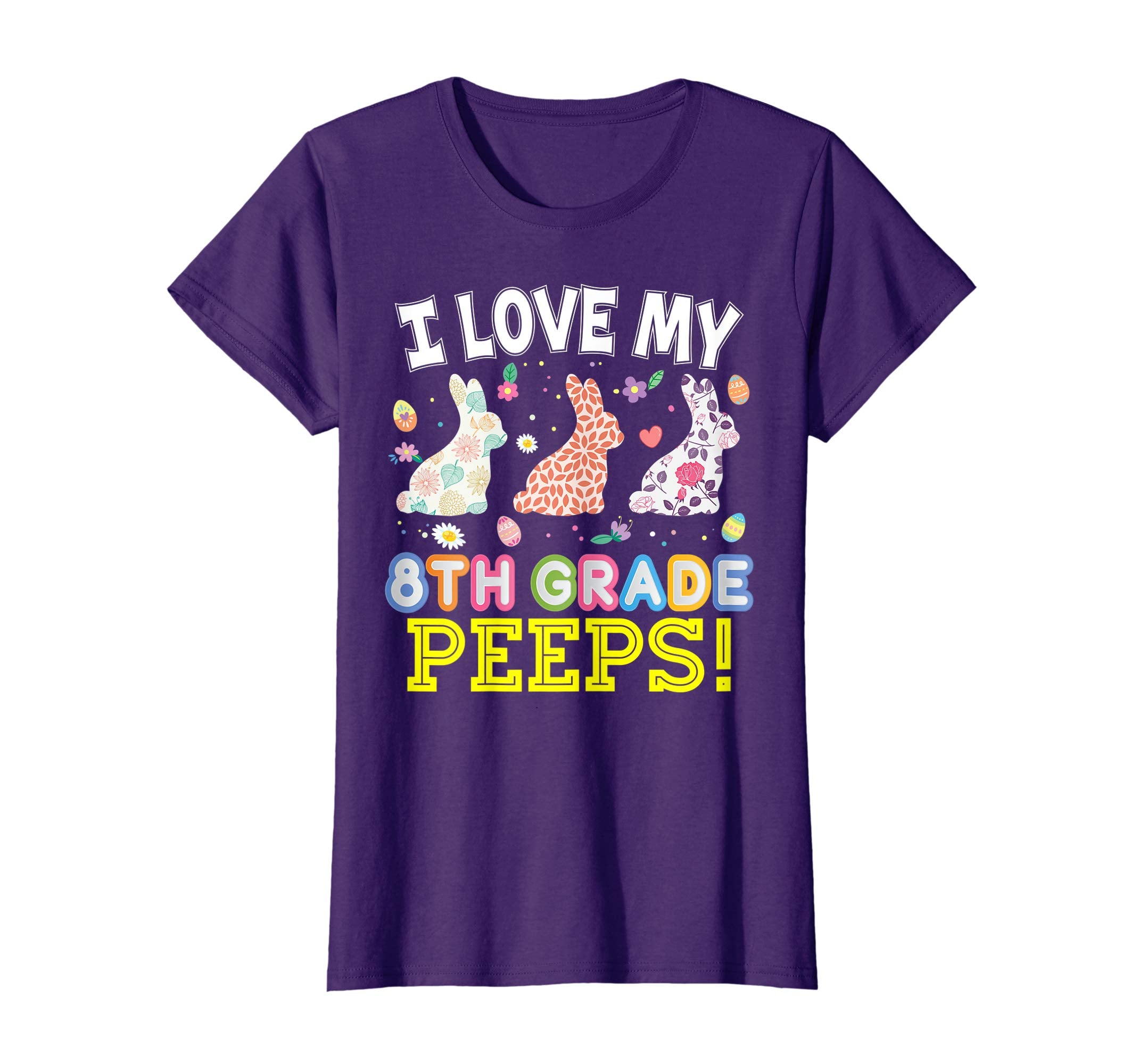 I Love My 8th Grade Peeps Eighth Easter Bunnies T-Shirt