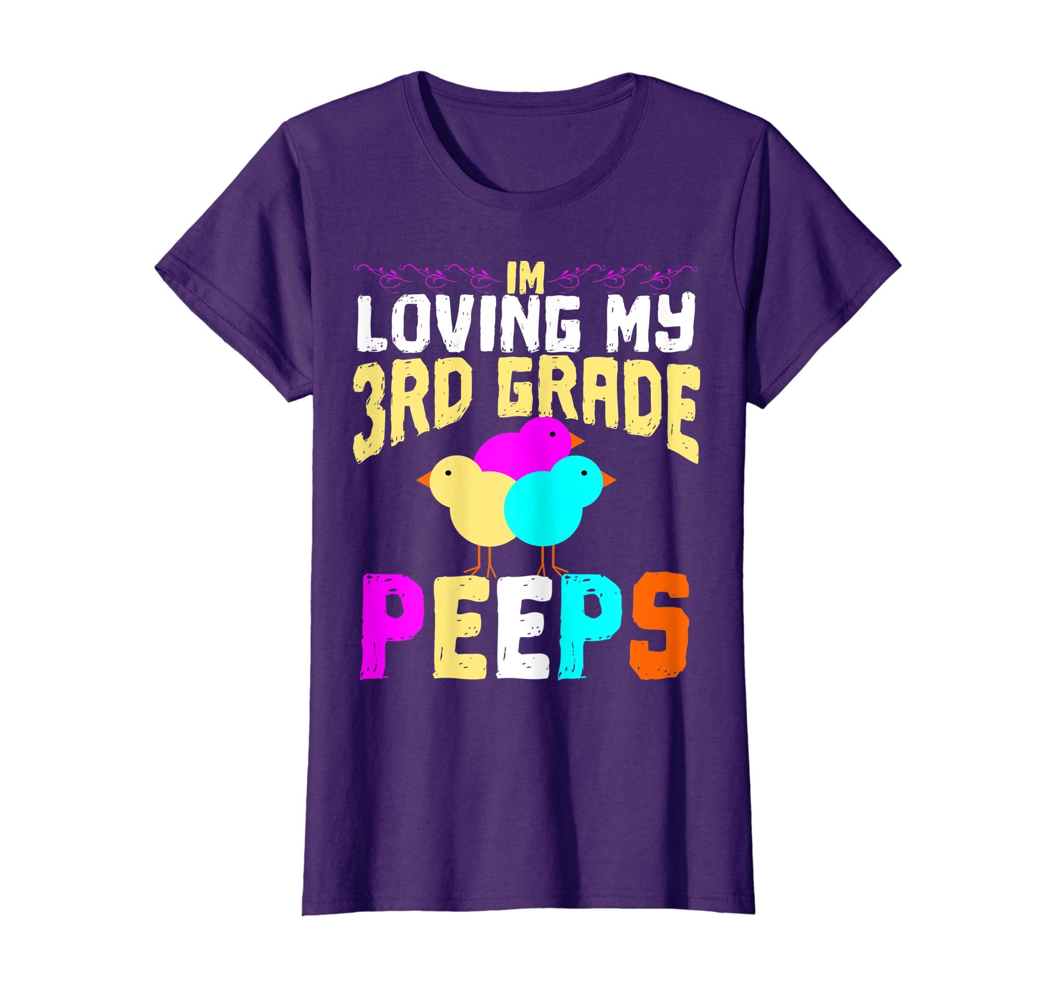 3rd Grade Peeps Easter TShirt Teacher Gift