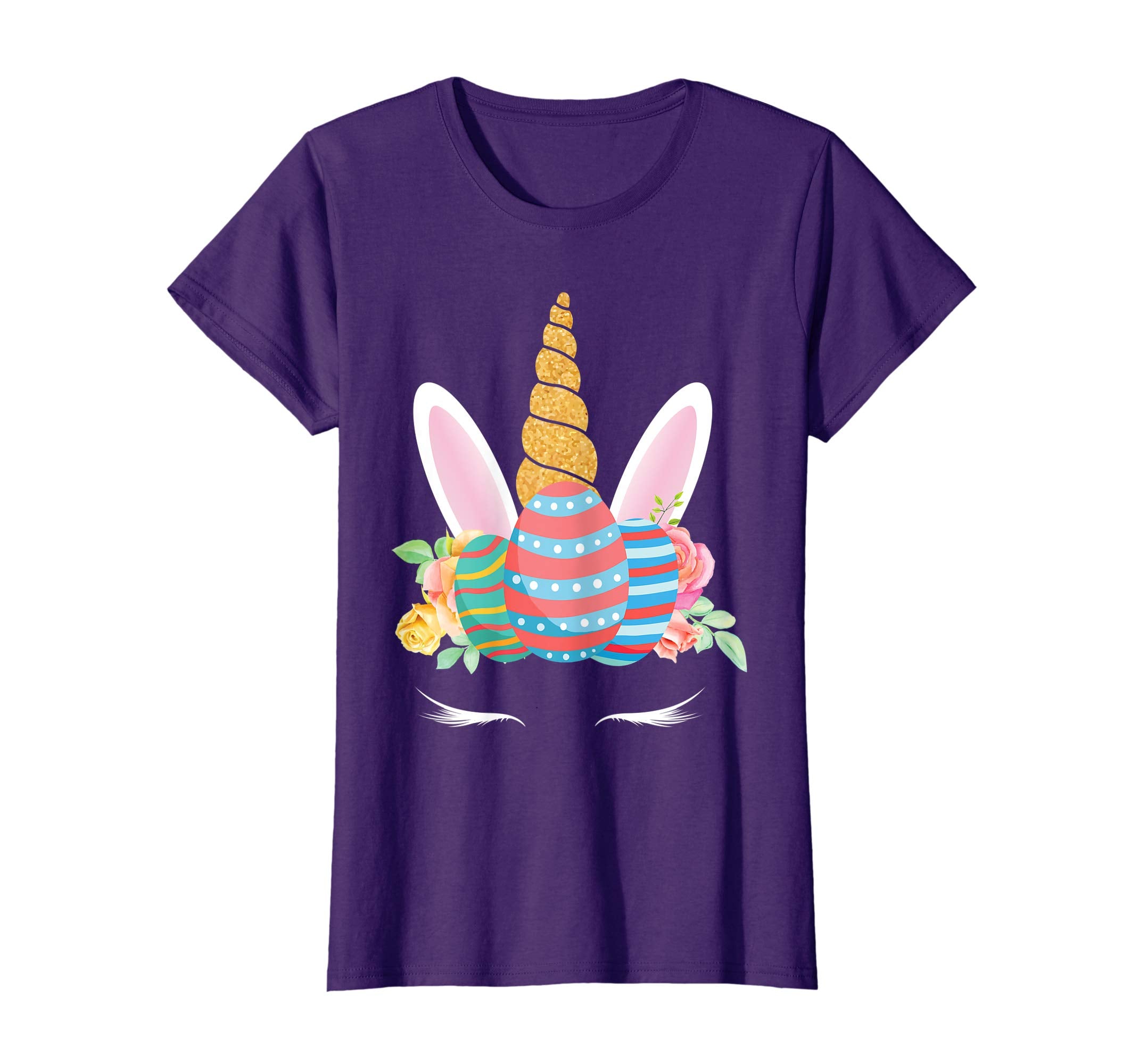 Unicorn Easter T-Shirt, Girl Easter Bunny bunnicorn gifts
