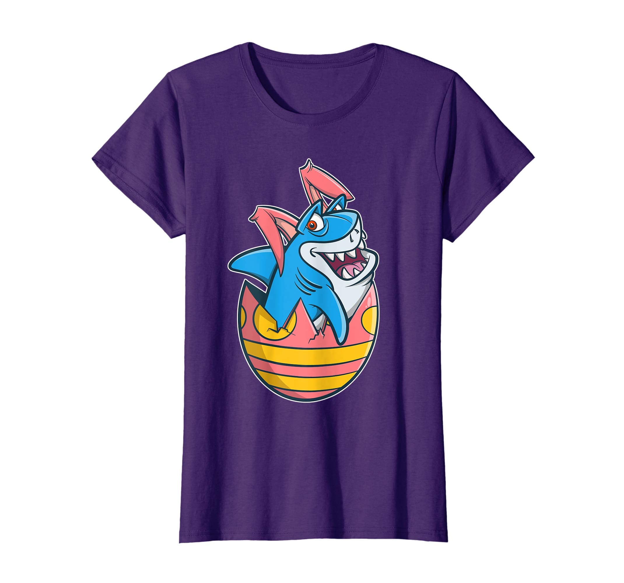Shark Bunny Easter T Shirt for Boys, Girls, &amp; Adults