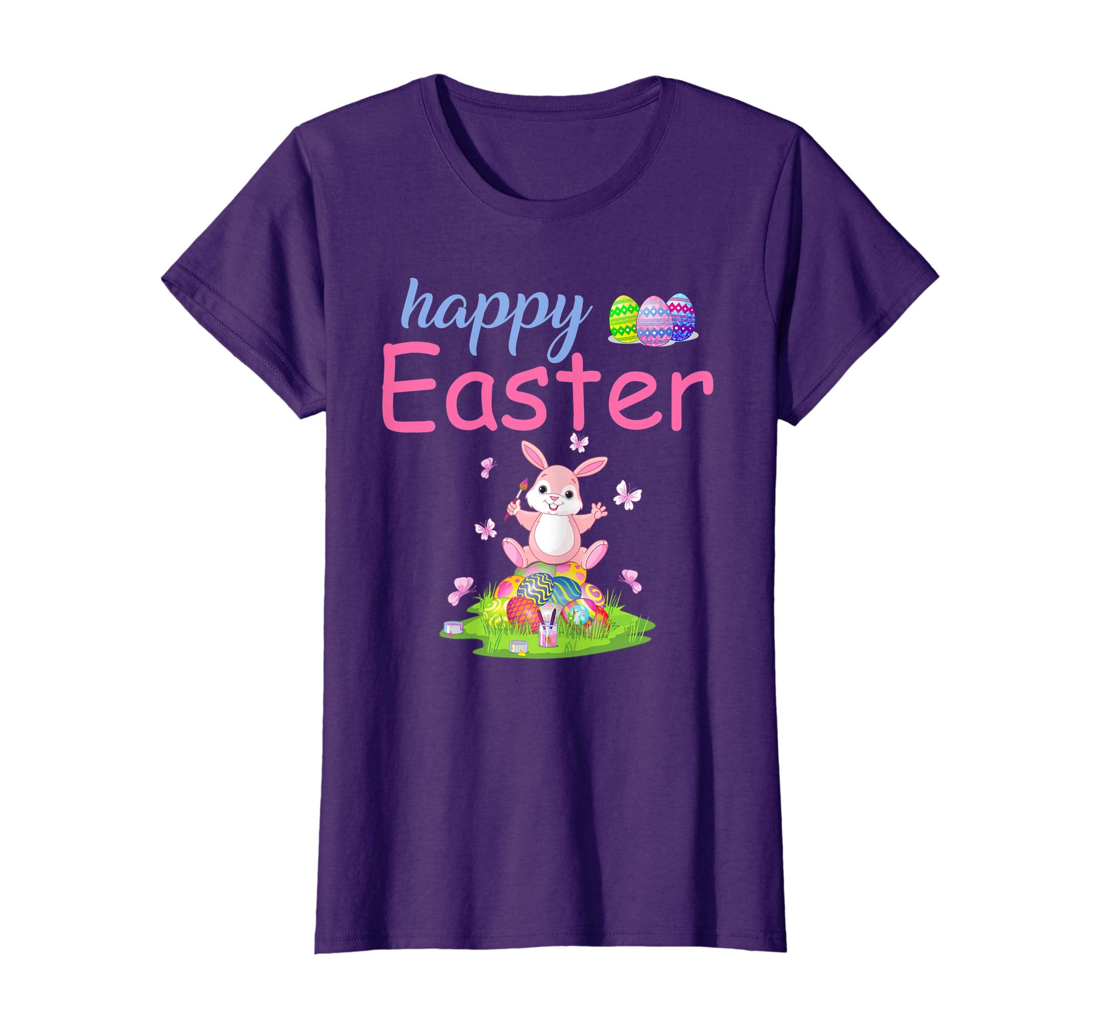 Happy Easter T-Shirt with Bunny Egg Funny Gifts