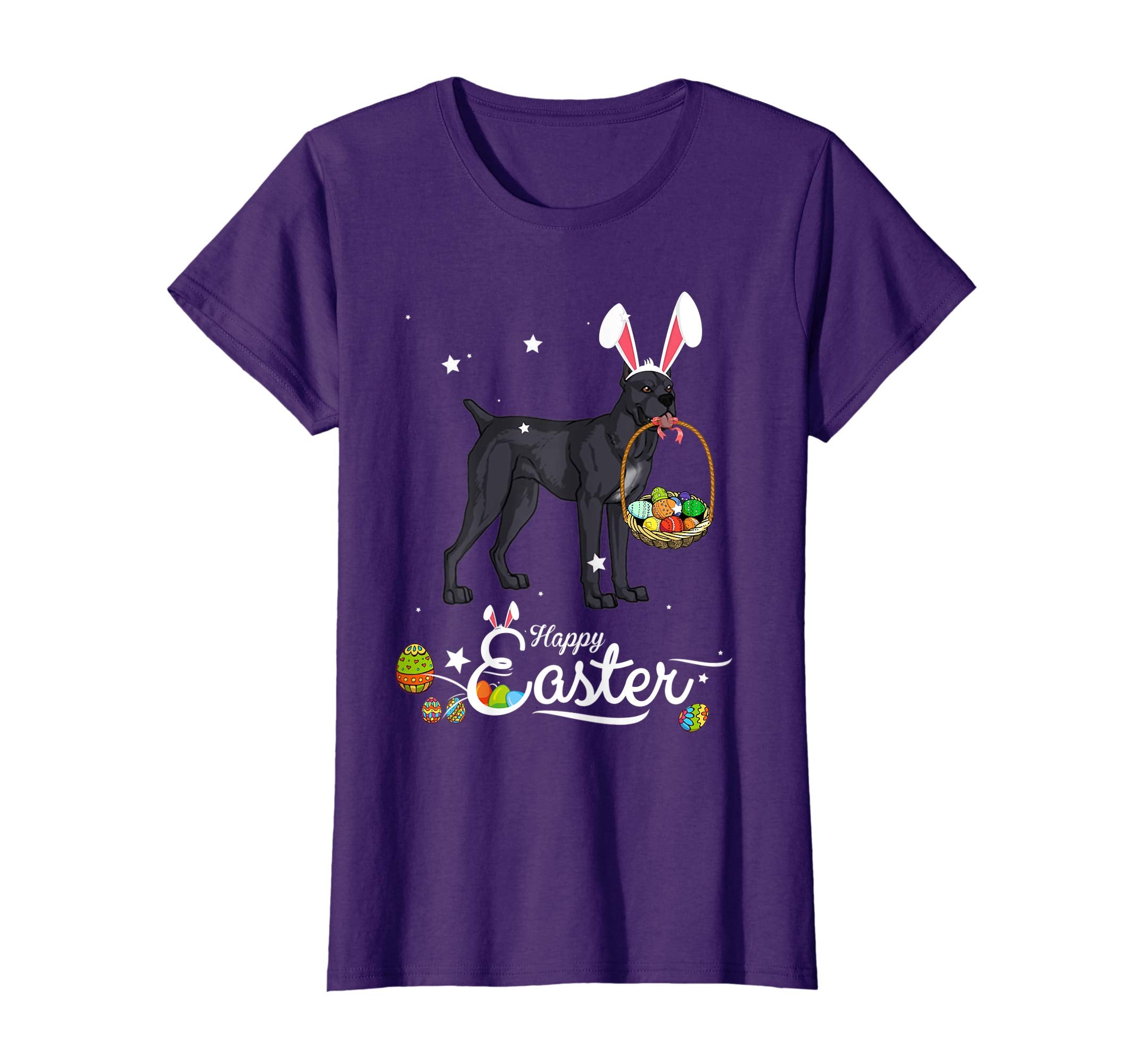 Cane Corso Mastiff Dog With Bunny Hat Easter Costume T Shirt