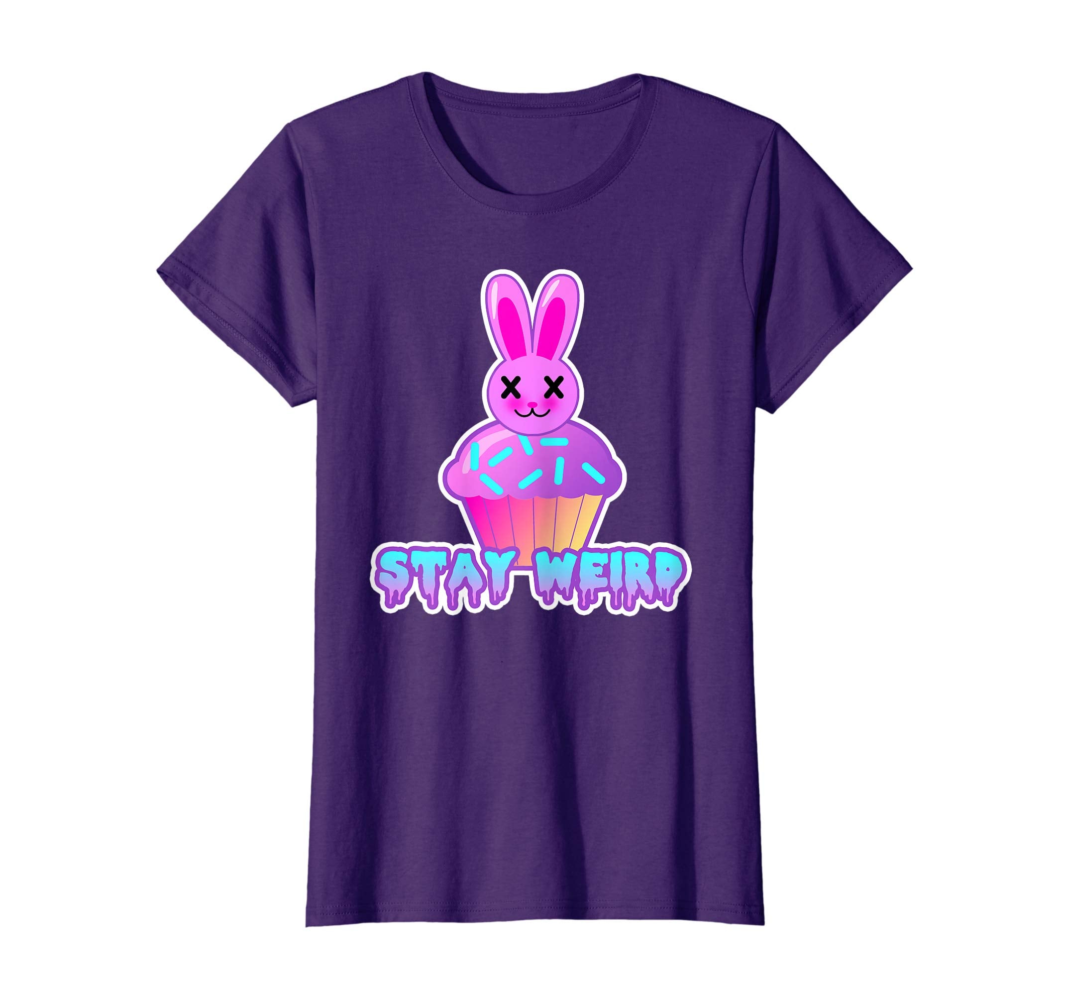 Pastel Goth Easter TShirt Doom Bunny Cupcake Creepy