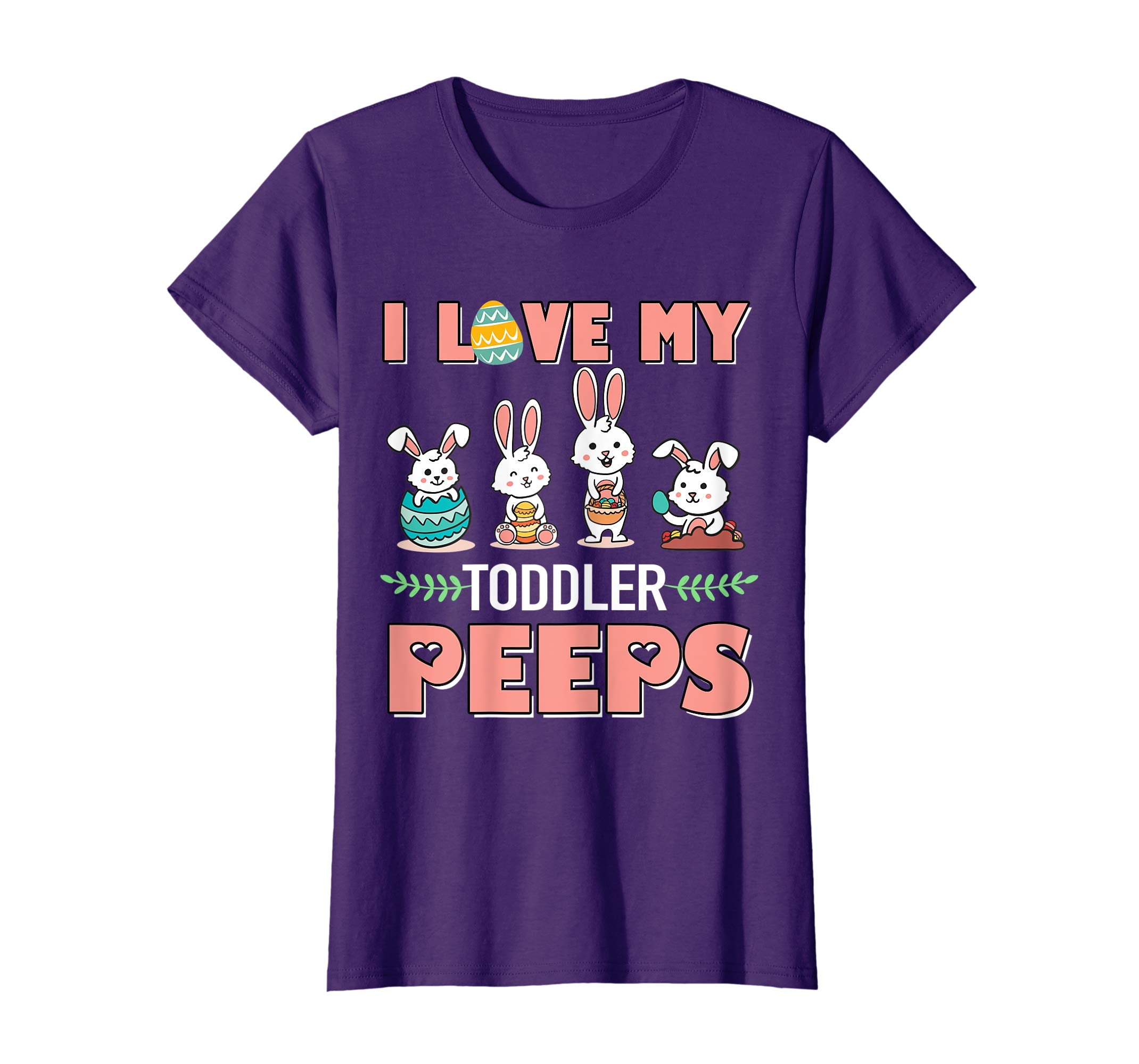 I Love My Toddler Peeps Happy Easter Teacher Shirt