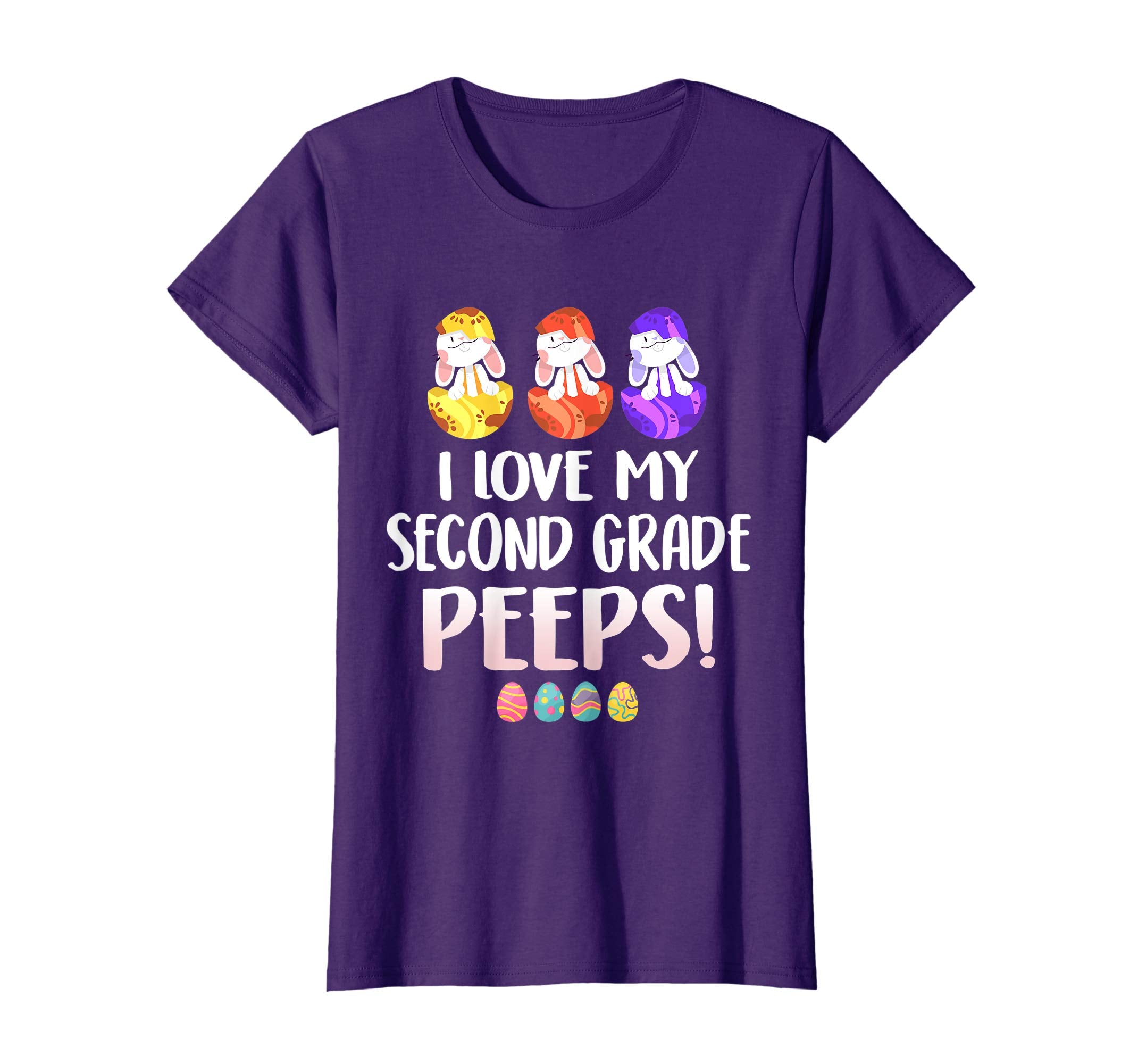 I Love My Second Grade Peeps Easter Day T-Shirt