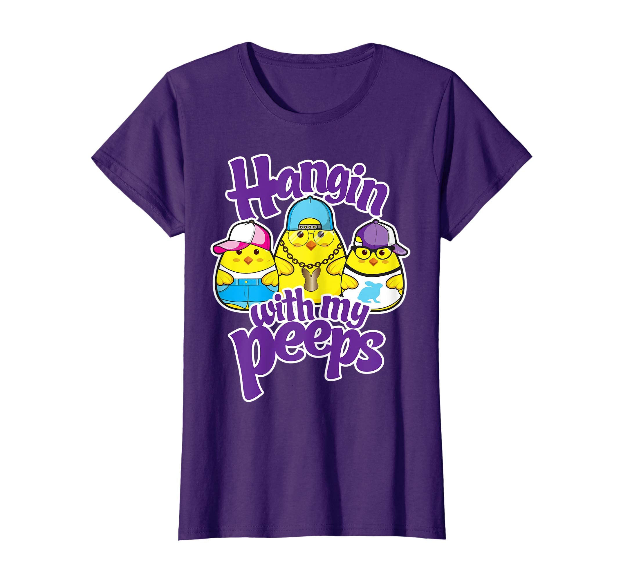 Girls Hanging with my peeps shirt Easter Egg Hunt Tshirt Tee