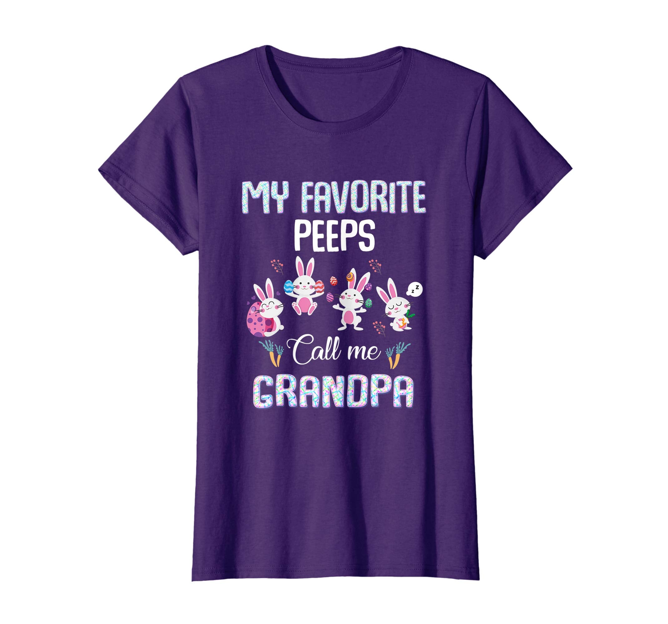 My favorite peeps call me Grandpa T-shirt Easter Bunny Gift