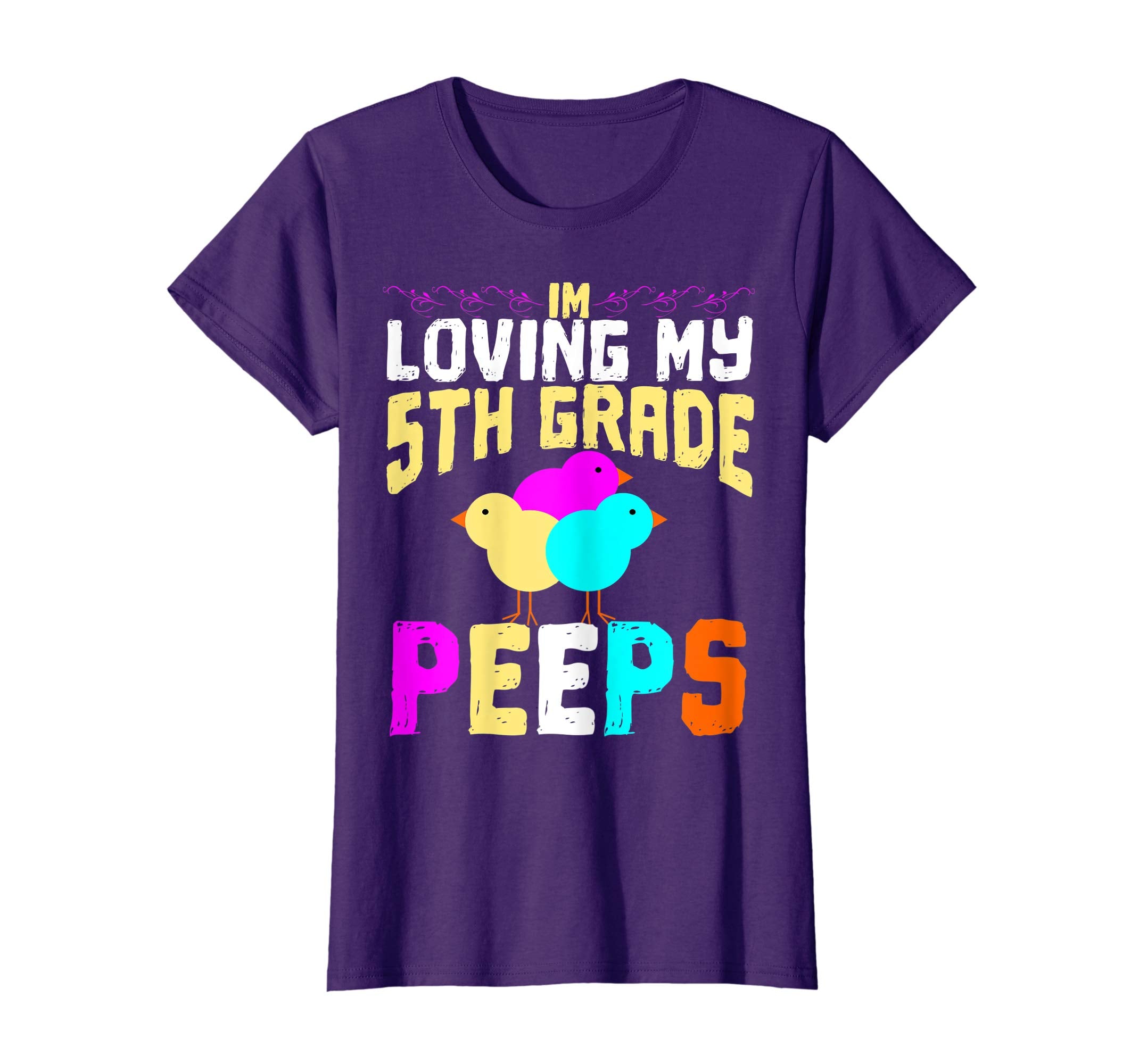 5th Grade Peeps Easter TShirt Teacher Gift