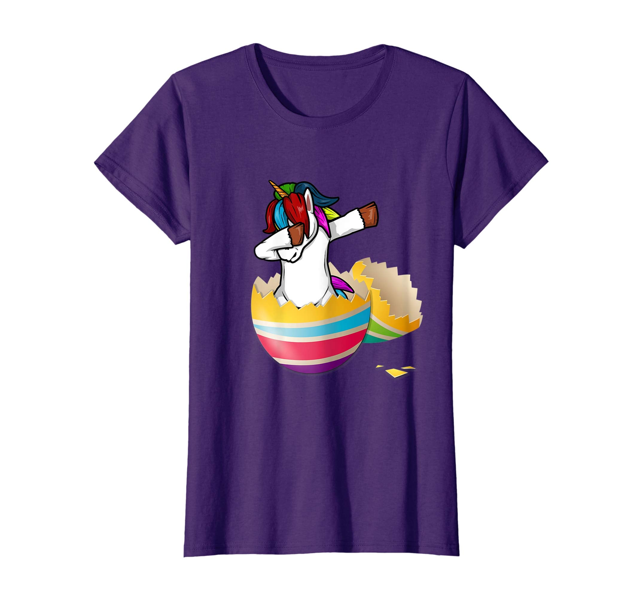 Unicorn Dabbing Easter Eggs Easter Day Shirt