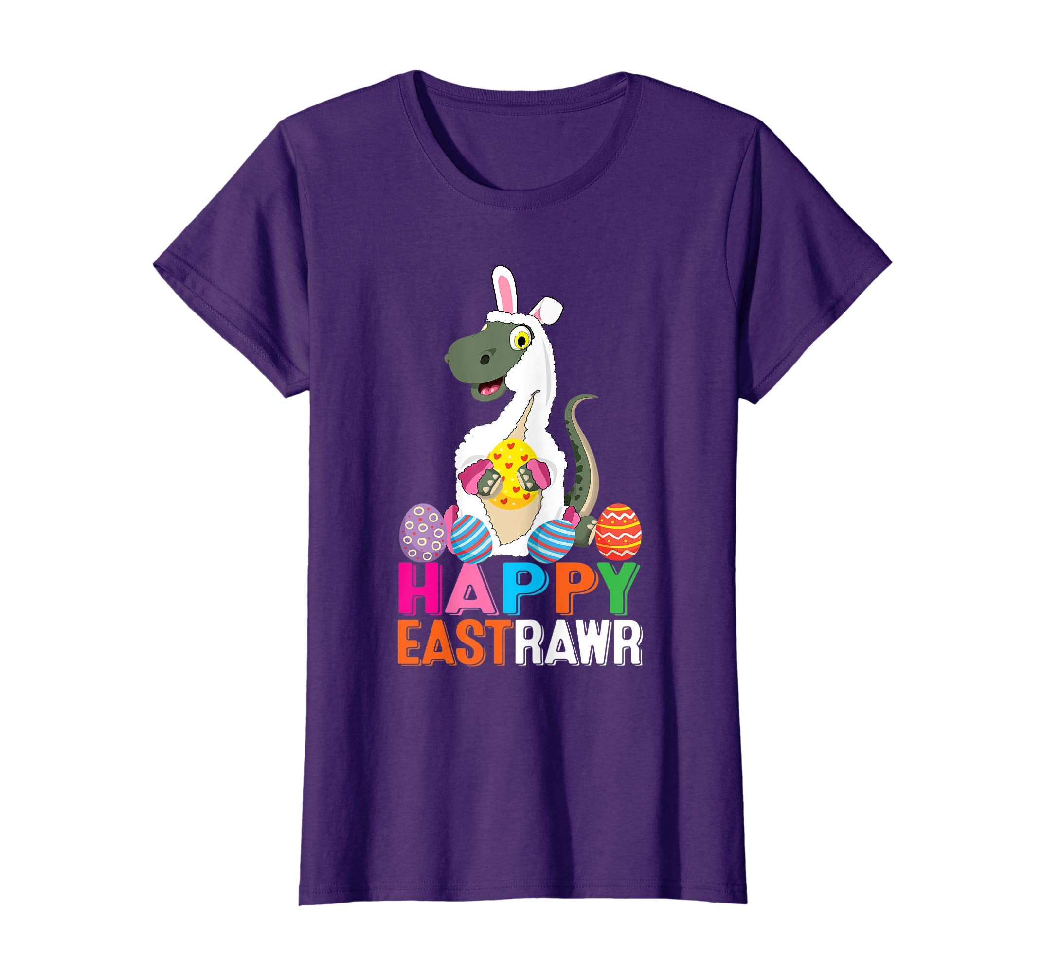 Happy Eastrawr Funny Dinosaur Easter Bunny Gift Kids Shirts