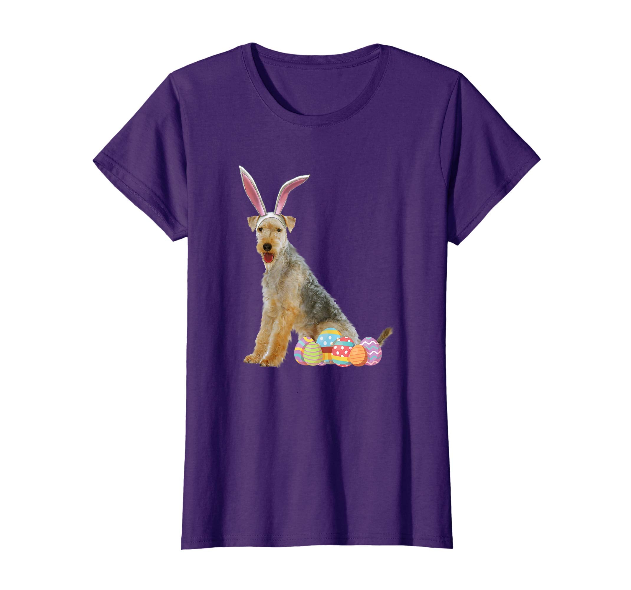 Easter Shirt Airedale Terrier Funny Bunny Ears &amp; Eggs Gift