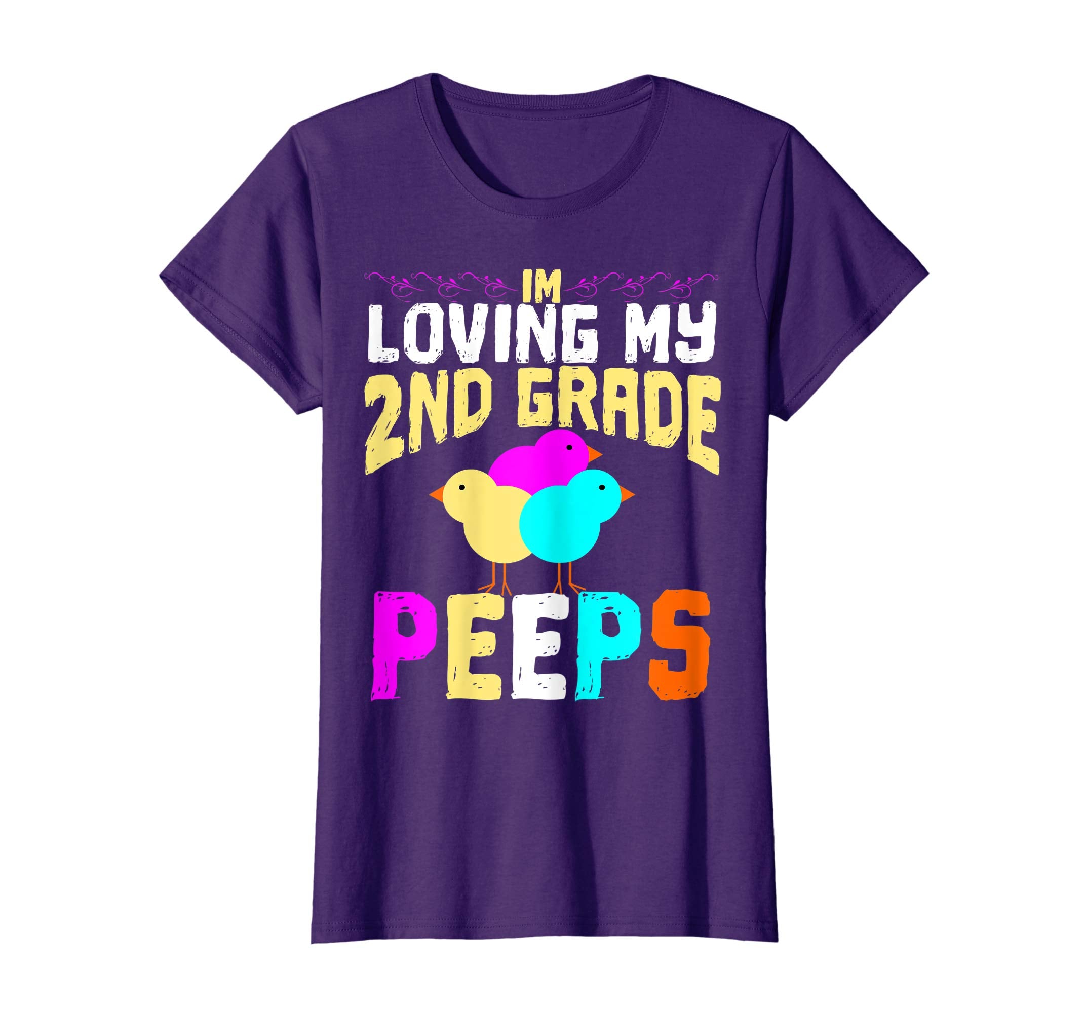 2nd Grade Peeps Easter TShirt Teacher Gift