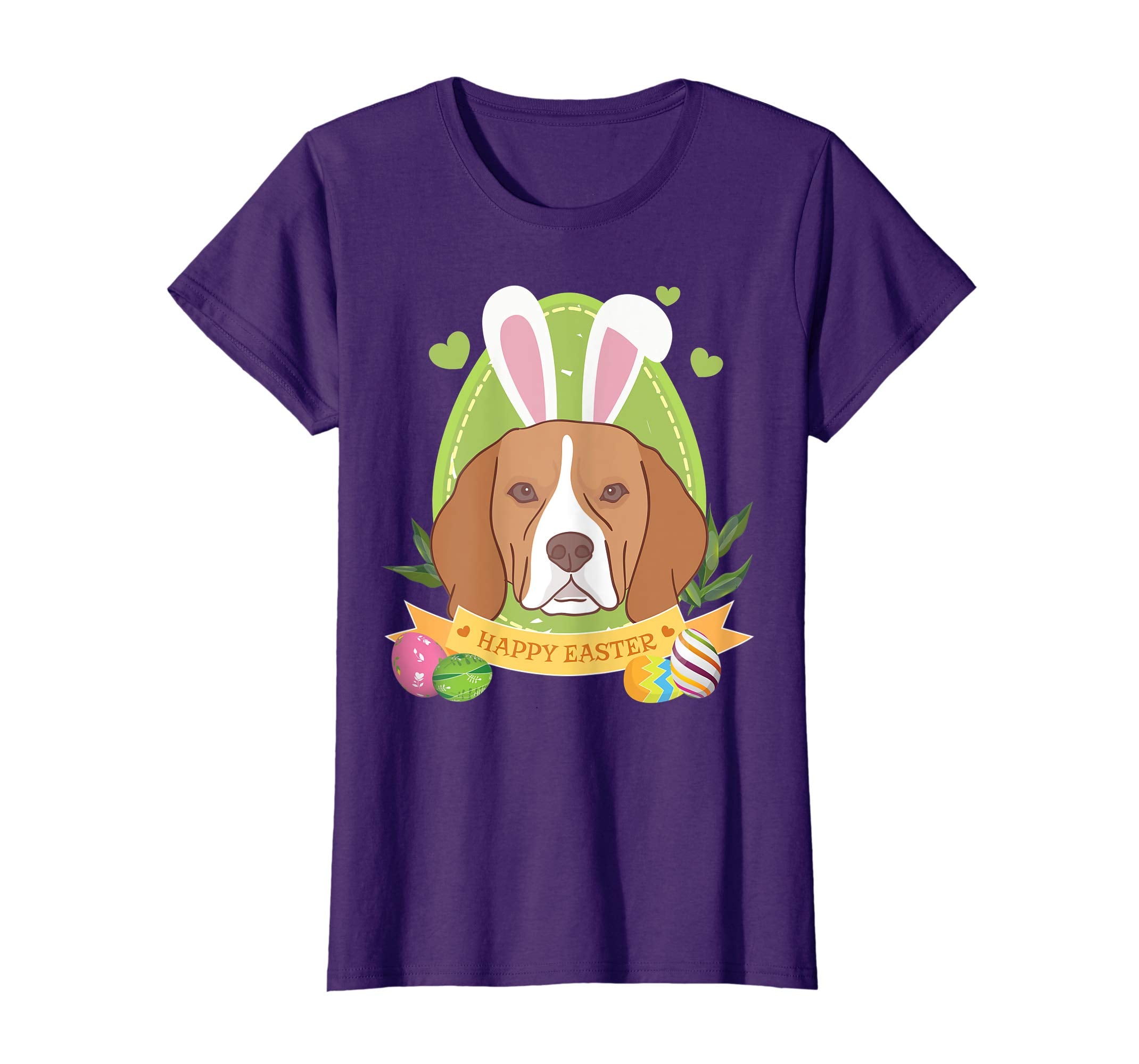 Bunny Beagle Dog Easter Day Lovers T-Shirt Egg Hunting