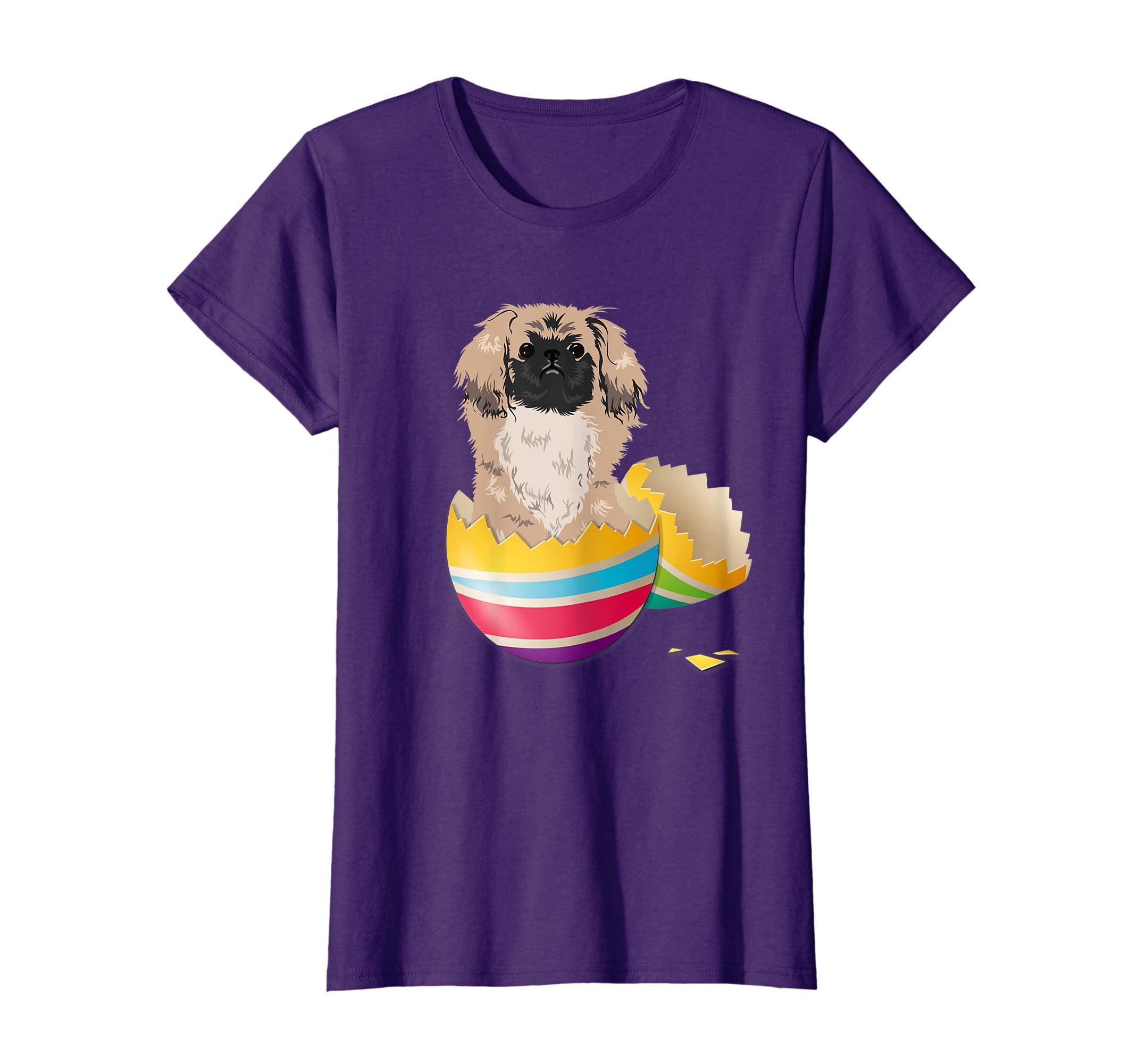 Pekingese Hatching From Easter Egg Easter Day Shirt