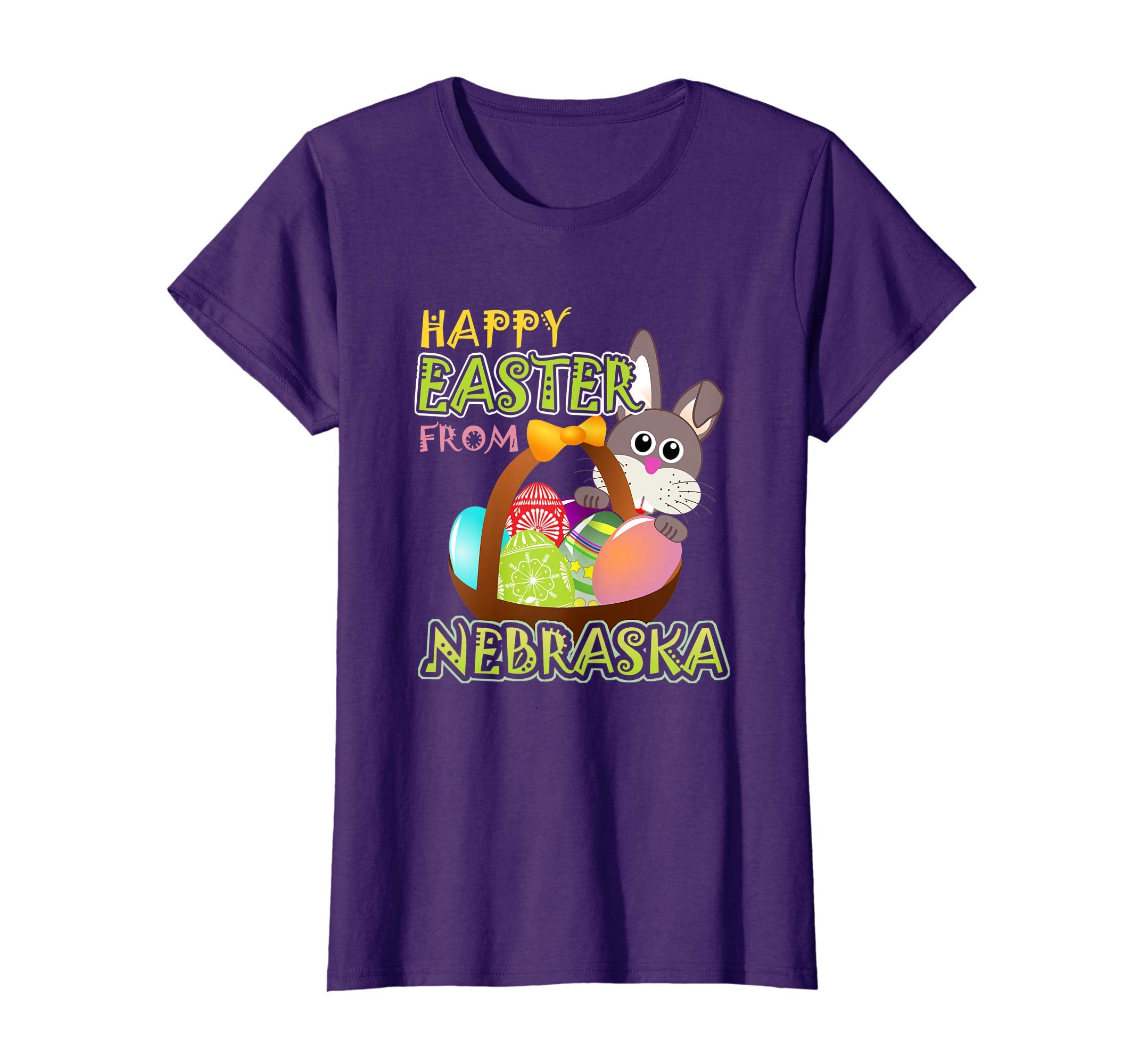 Happy Easter from Nebraska Funny States T-Shirt