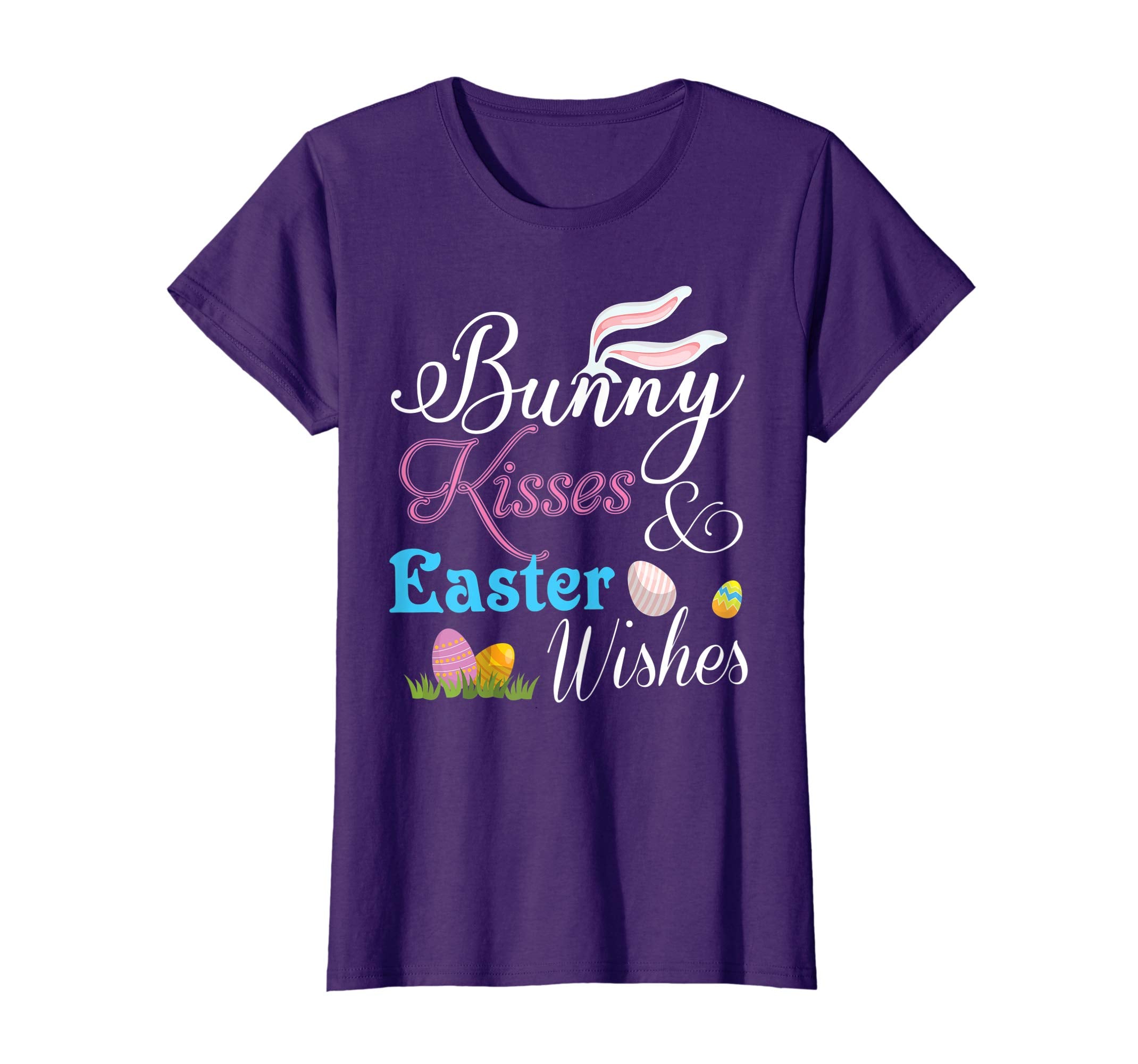 Bunny Kisses And Easter Wishes Easter Day T-Shirt Egg Hunt