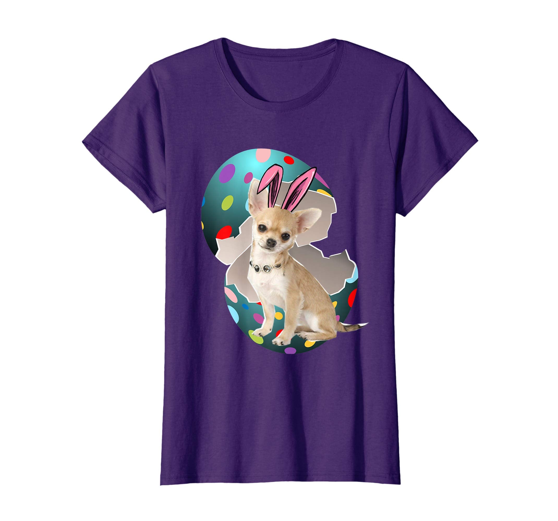 Chihuahua Dad Mom Easter Day Gift T shirt