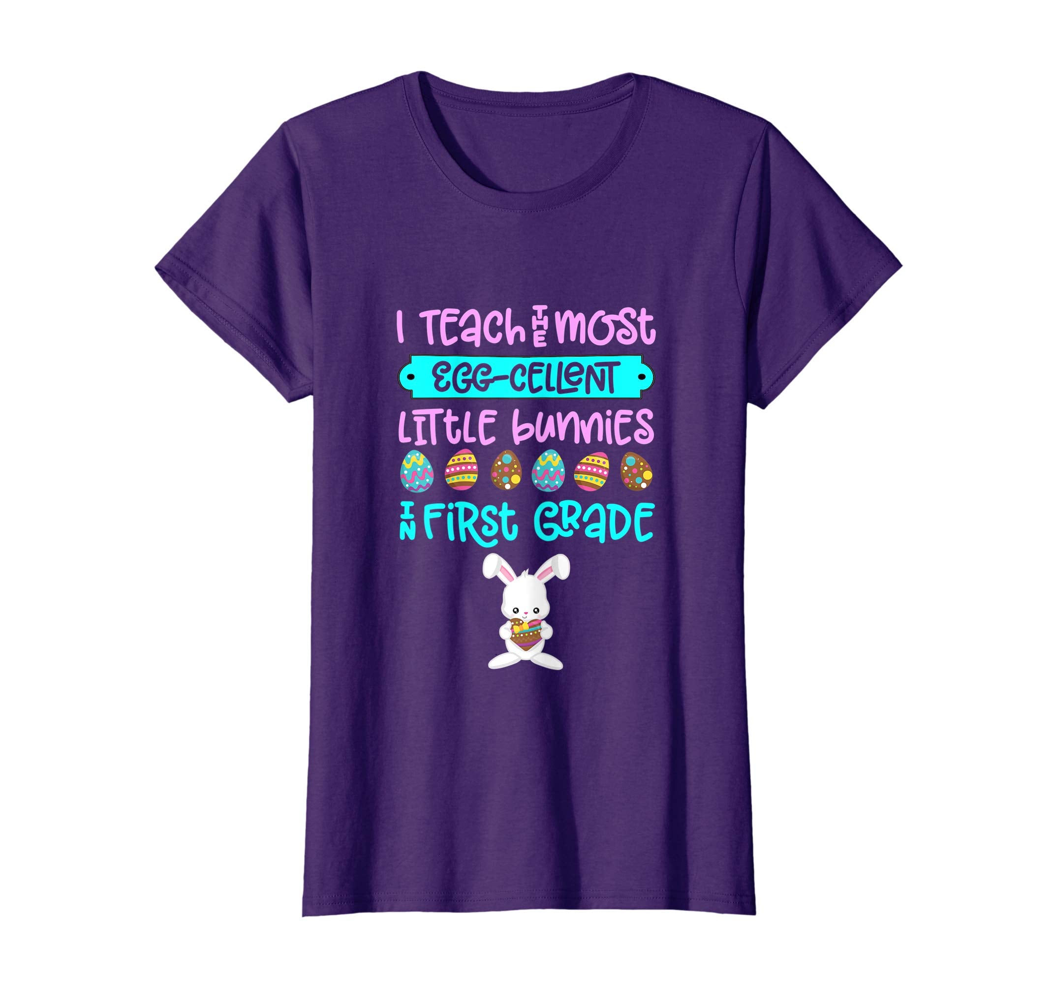 Easter Shirt Teacher Gift Teach Bunny First 1st Grade Tshirt