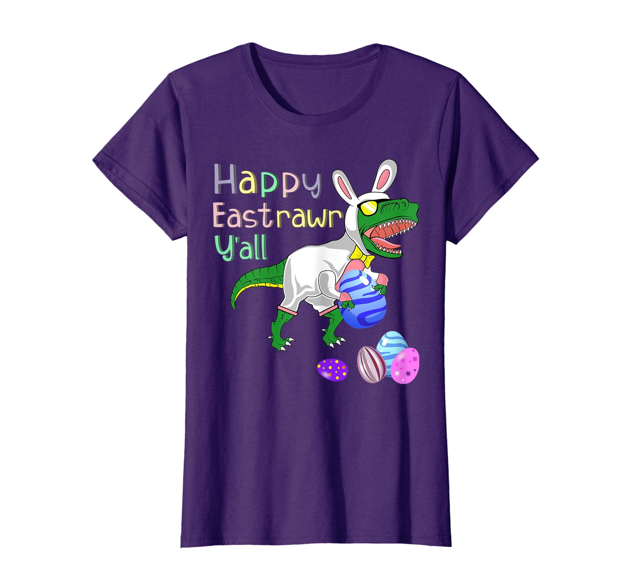 Easter Dinosaur T-Rex Shirt Funny Eastrawr Egg Bunny Tee